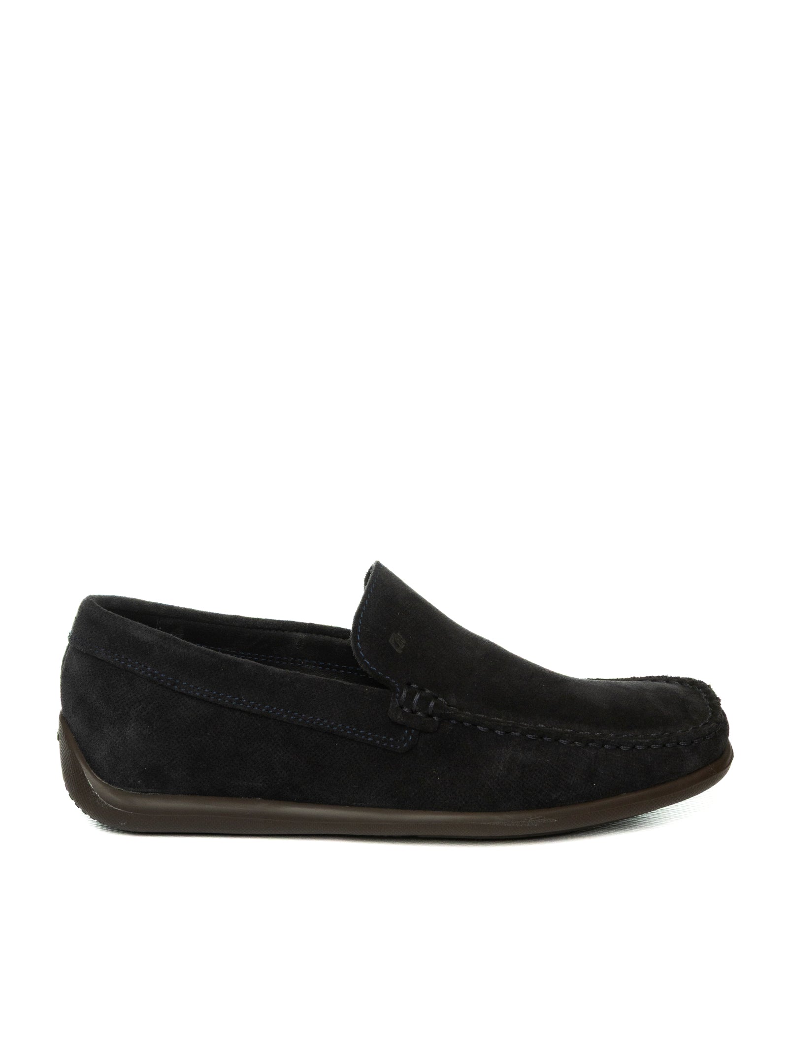 FRAU mocassino camoscio blu 14F4 CASTOR-BLU