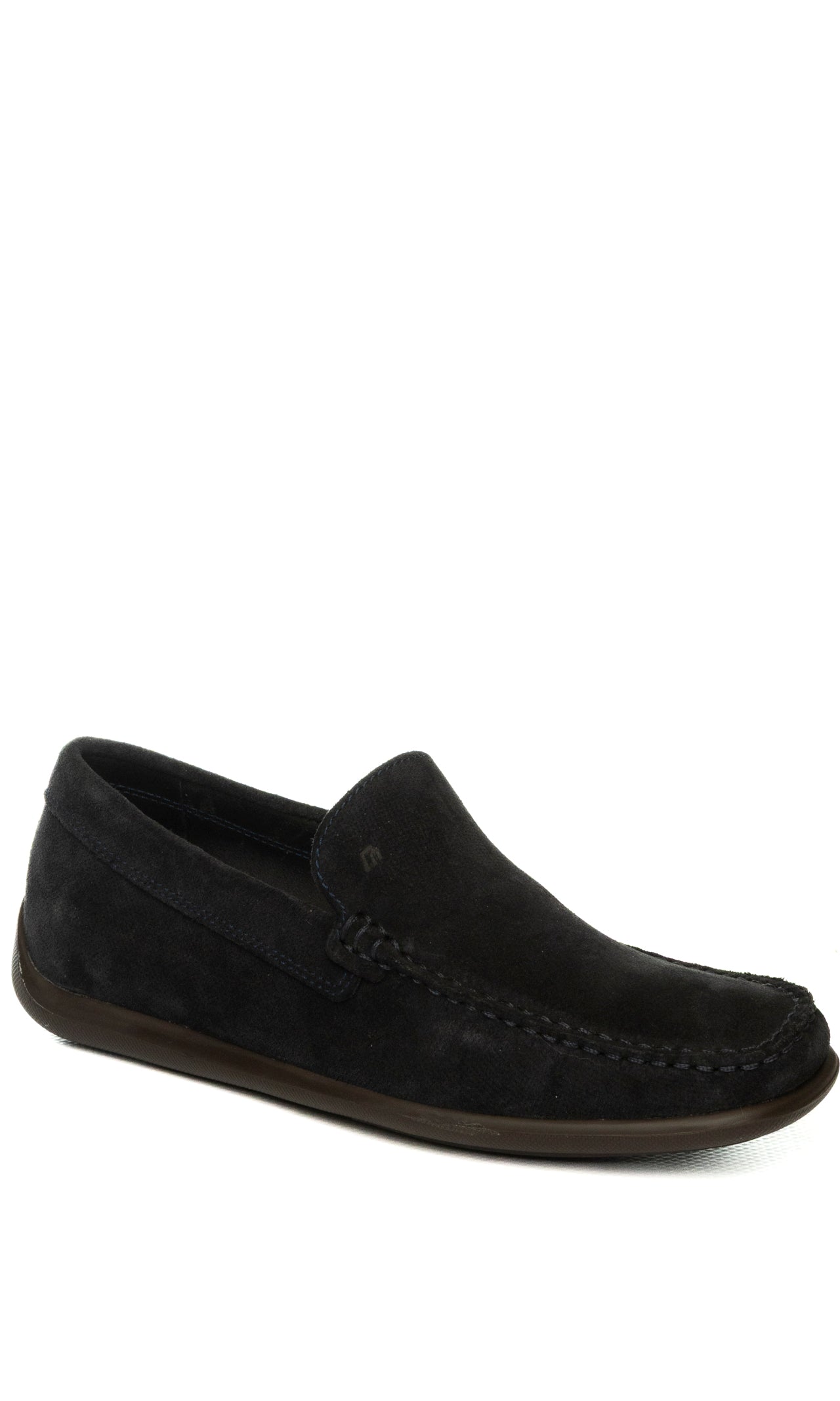 FRAU mocassino camoscio blu 14F4 CASTOR-BLU