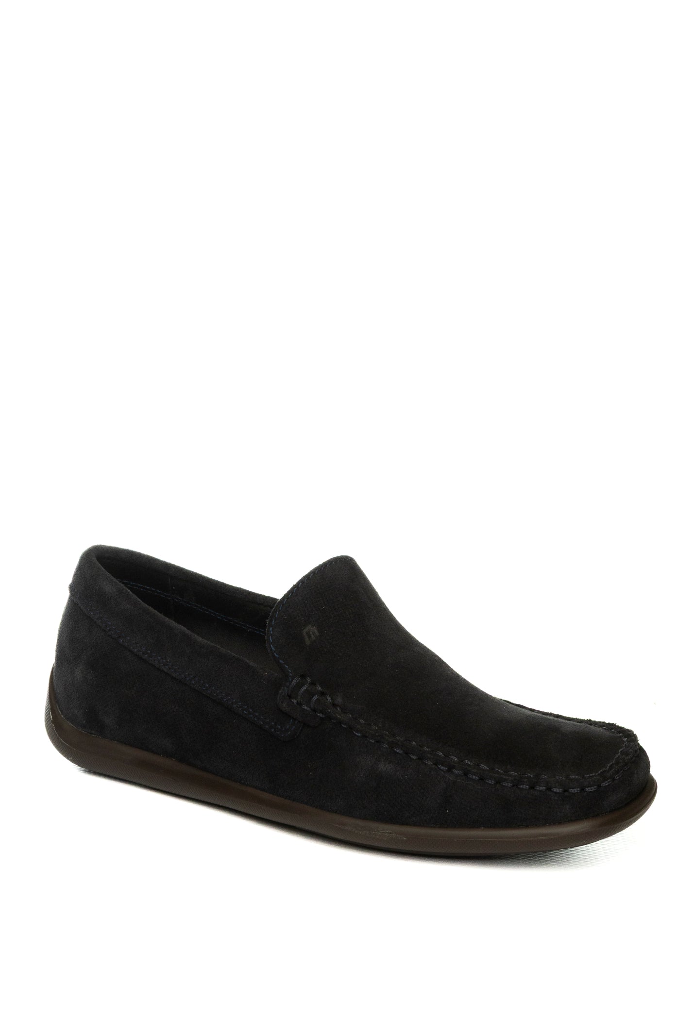 FRAU mocassino camoscio blu 14F4 CASTOR-BLU