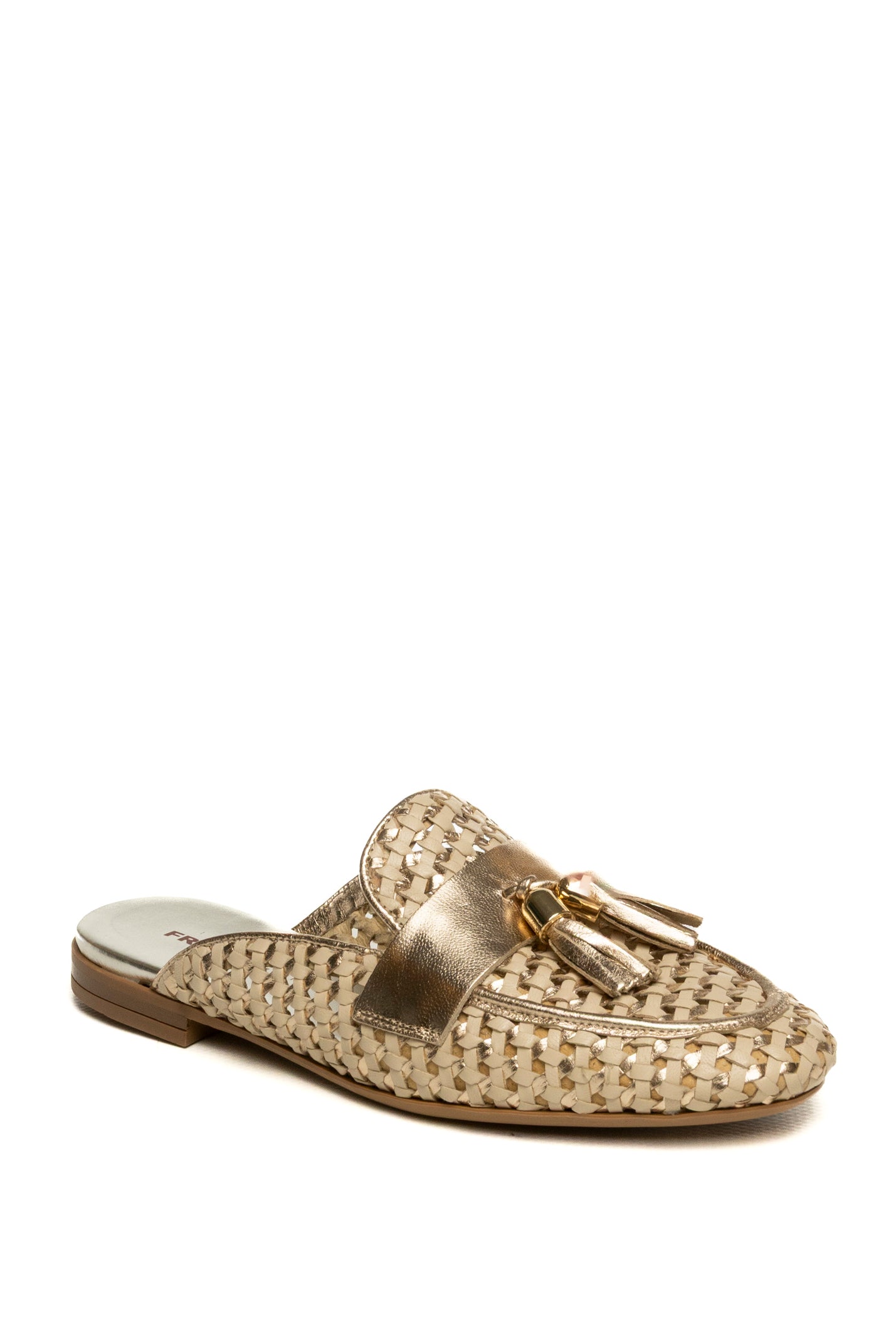 FRAU Sabot intrecciato laminato oro 95K7 SHINE-SHORE
