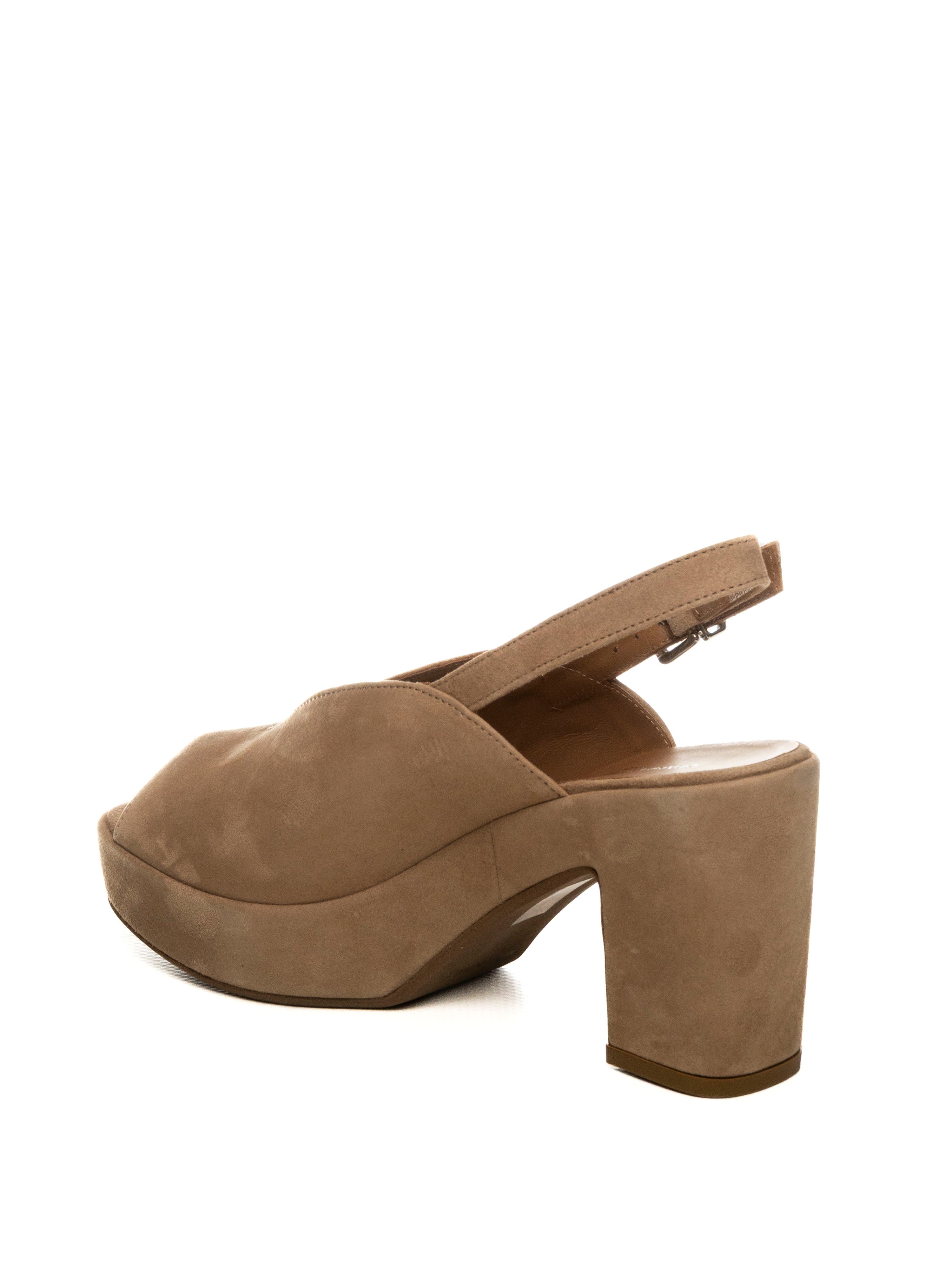 GIANMARCO SORELLI sandalo camoscio beige 1974 CAM-BEIGE