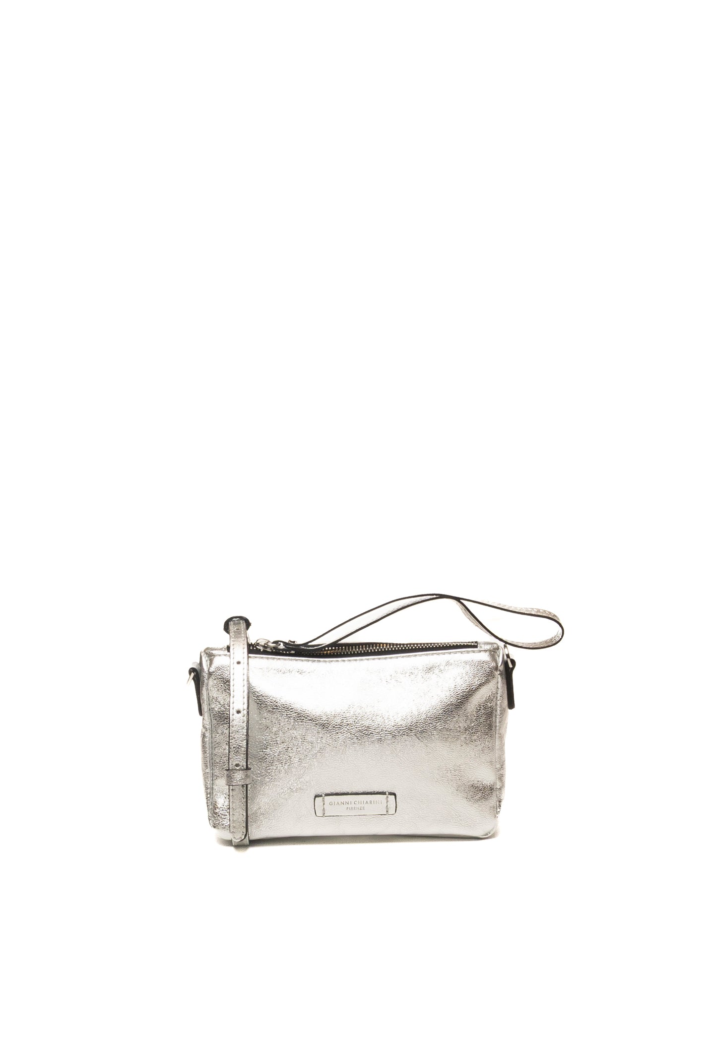 GIANNI CHIARINI borsa mini nora pouch argento 10224 NORA POUCH-359