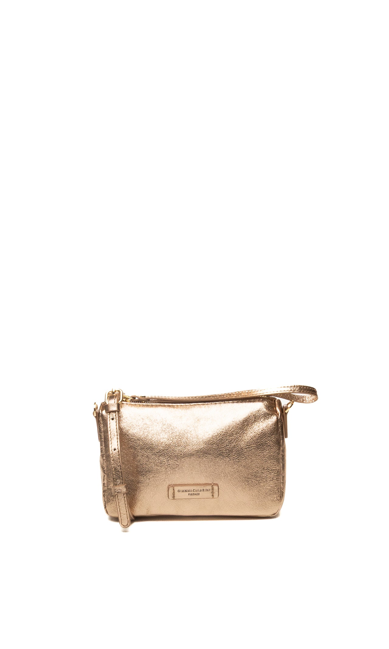 GIANNI CHIARINI borsa mini nora pouch platino 10224 NORA POUCH-6083