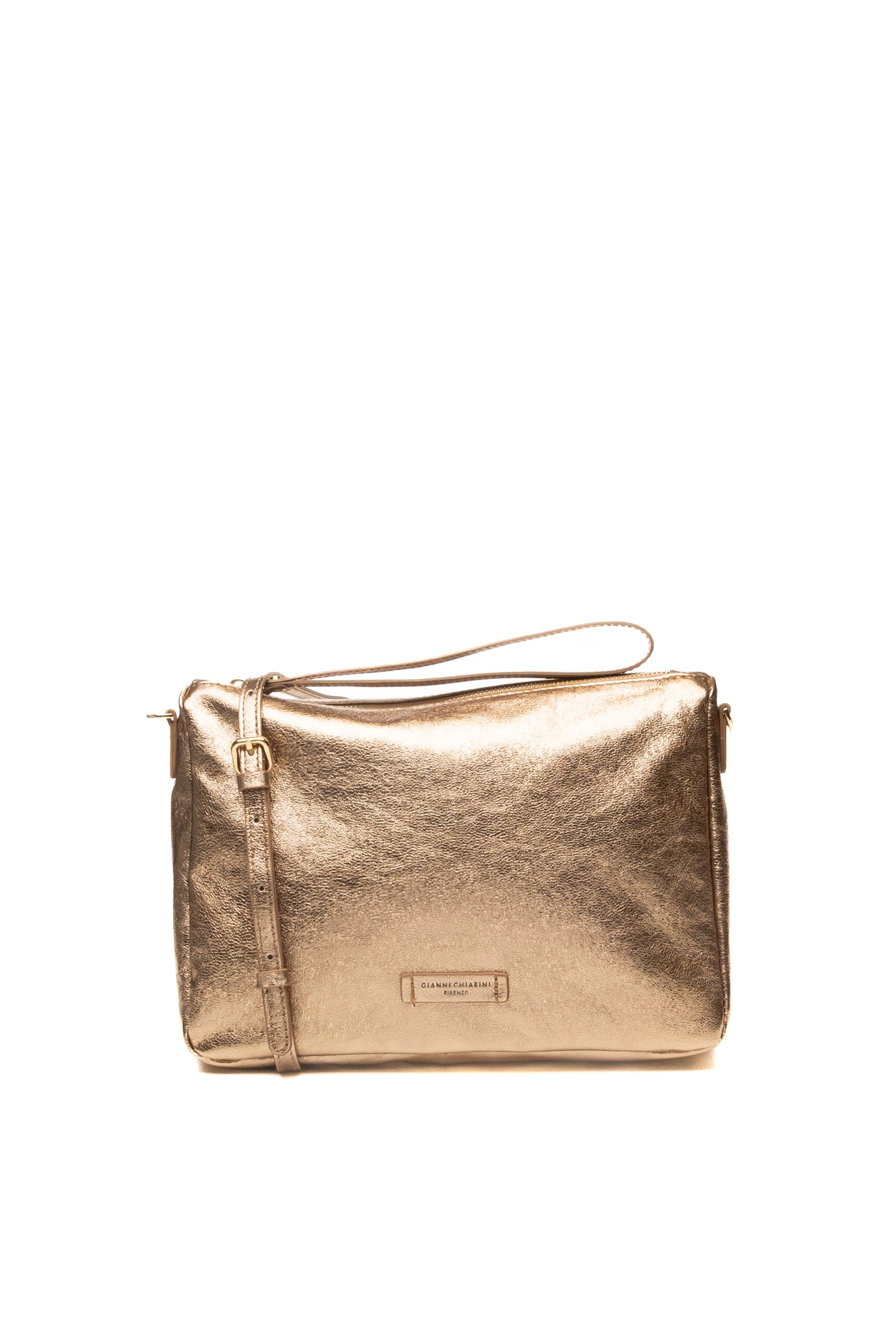 GIANNI CHIARINI borsa a spalla nora pouch platino 10225 NORA POUCH-6083