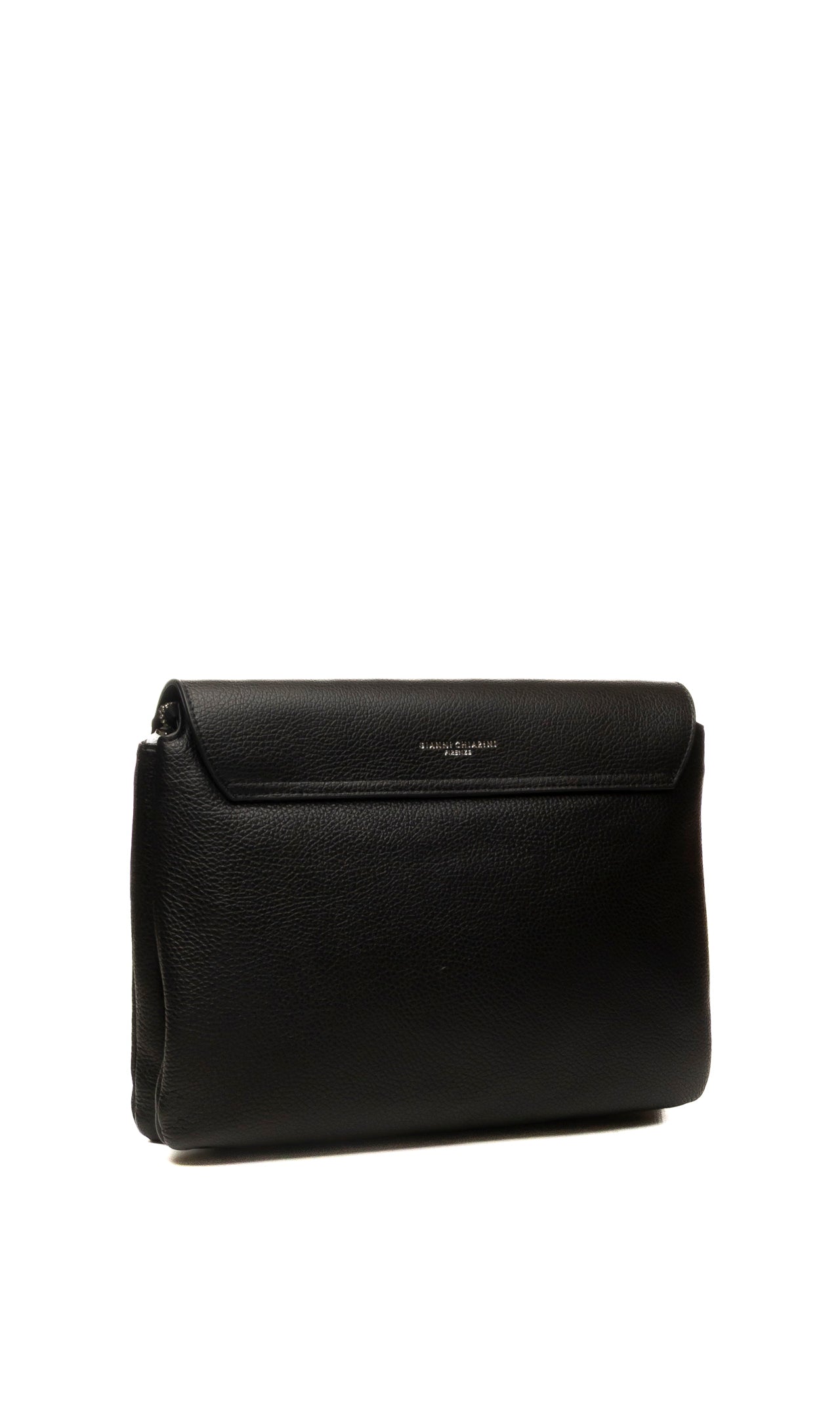 GIANNI CHIARINI borsa a spalla three nera 12305 THREE-001