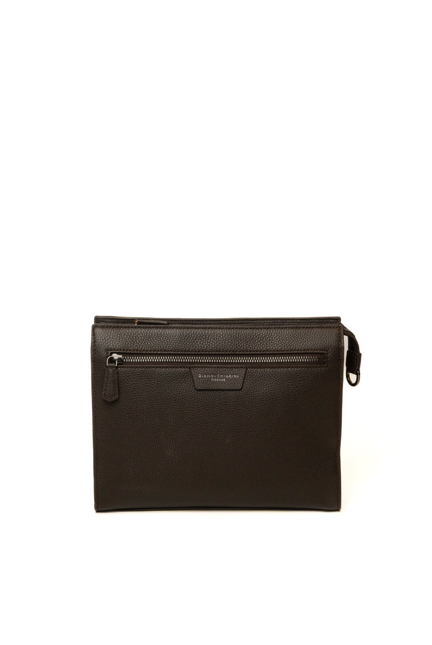 GIANNI CHIARINI borsa a mano pelle testa di moro 18195 GRNCRV-13792