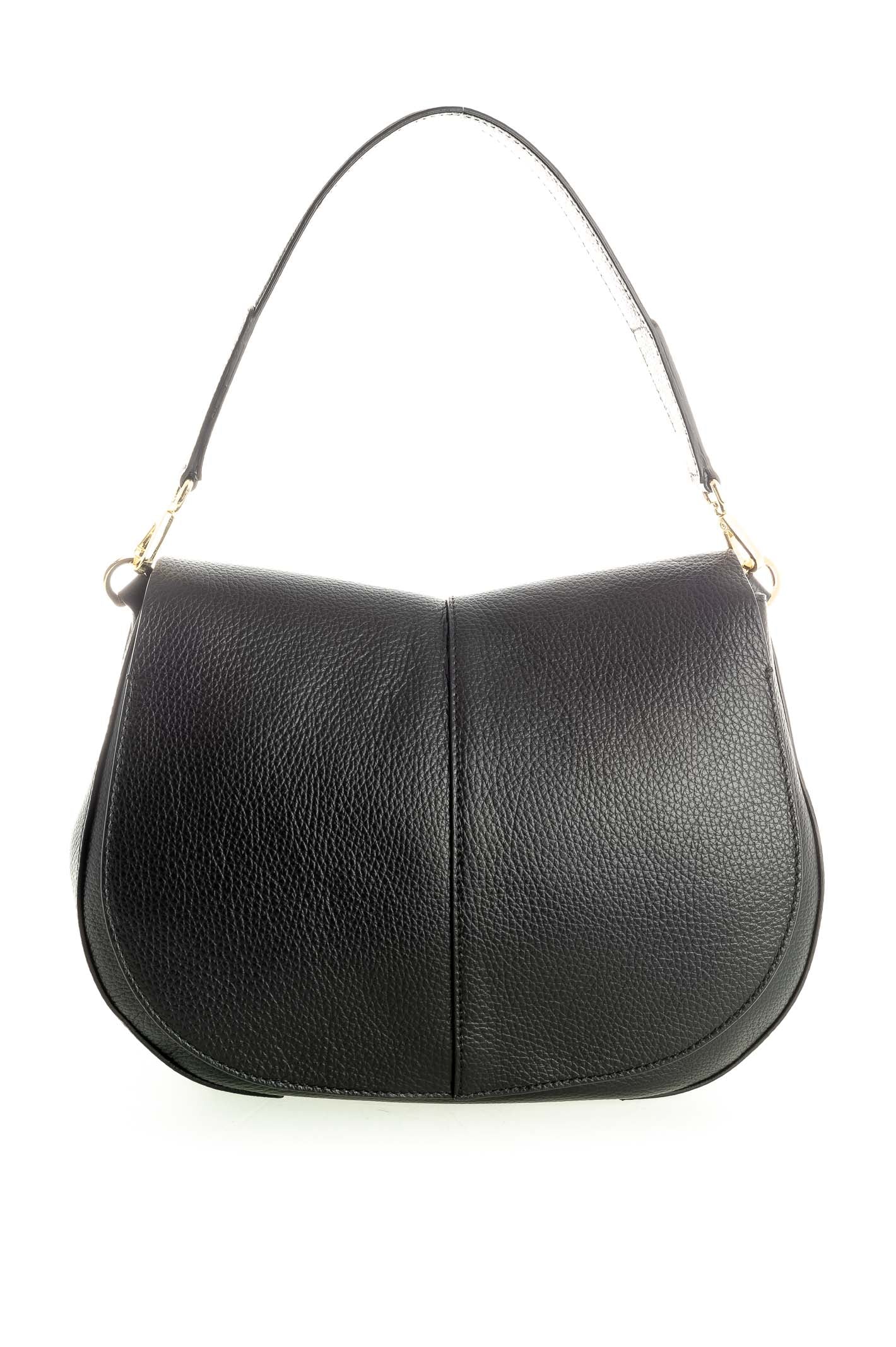 GIANNI CHIARINI borsa a spalla helena round nera 6037 HELENA ROUND-001