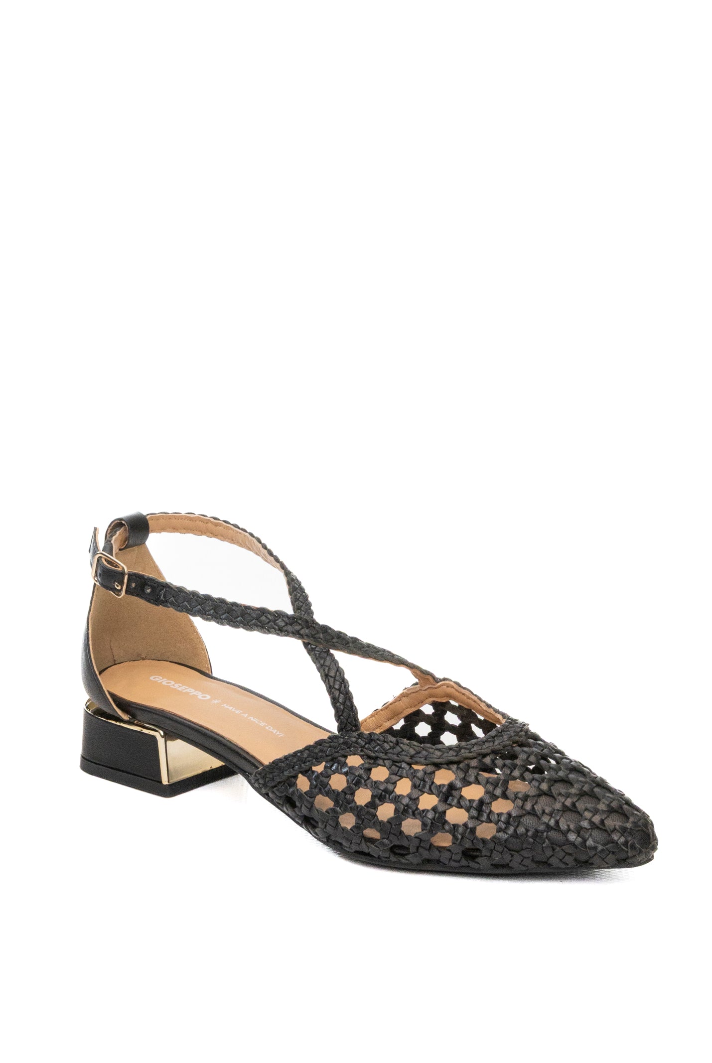 GIOSEPPO Sandalo brillion nero 75560 BRILLION-NERO