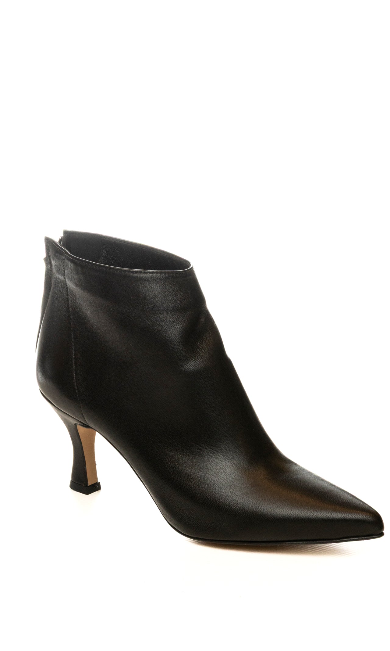 GISEL MOIRE Tronchetto pelle nero MARILYN NAPPA-NERO