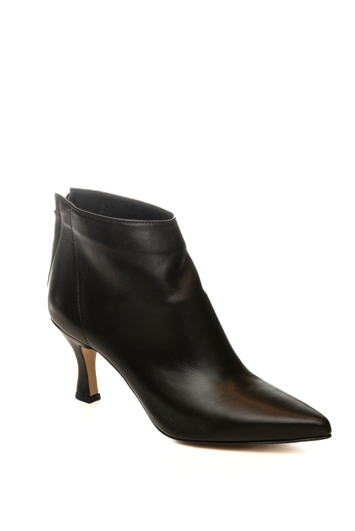 GISEL MOIRE Tronchetto pelle nero MARILYN NAPPA-NERO