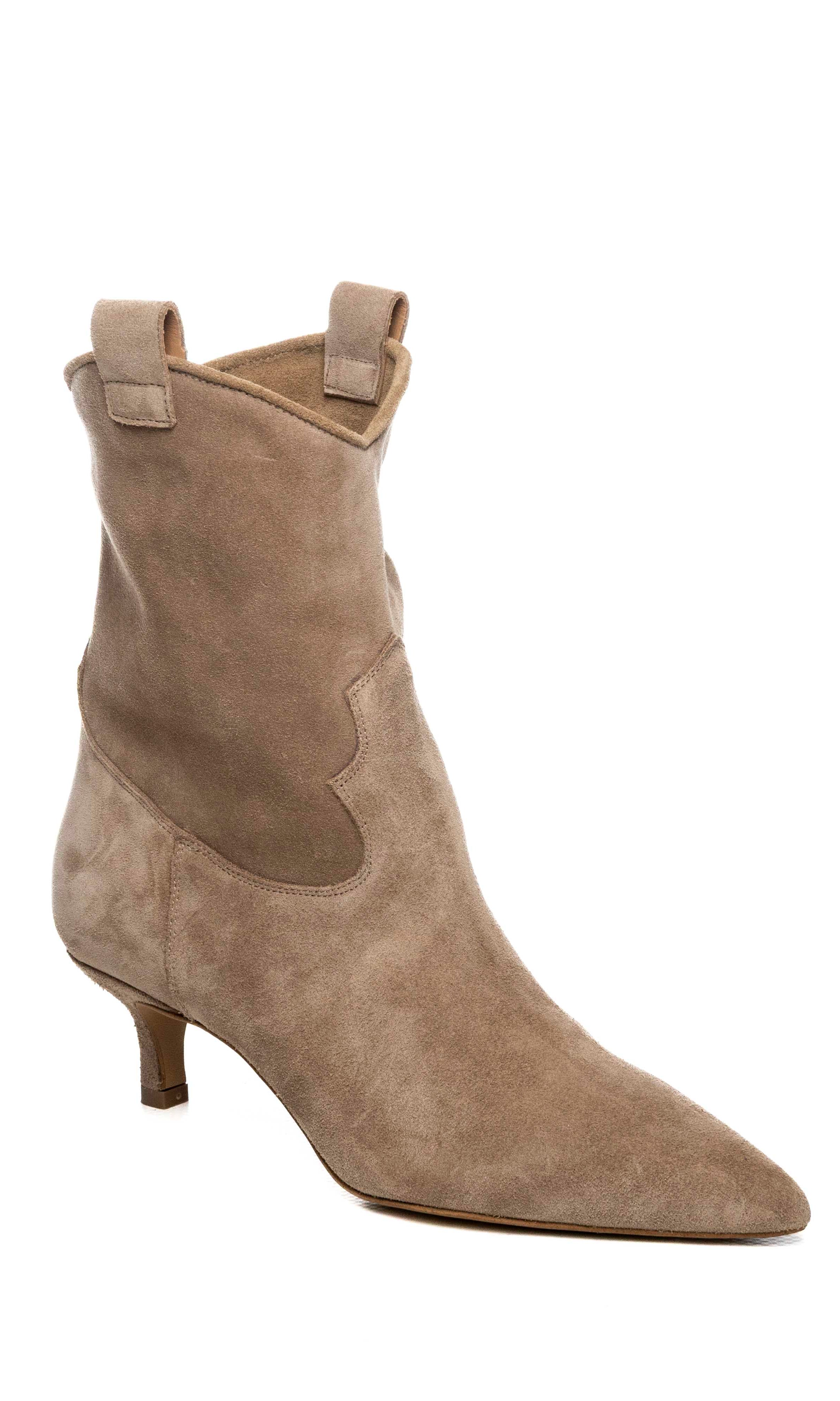 GISEL MOIRE tronchetto camoscio taupe OLY CAM-TAUPE