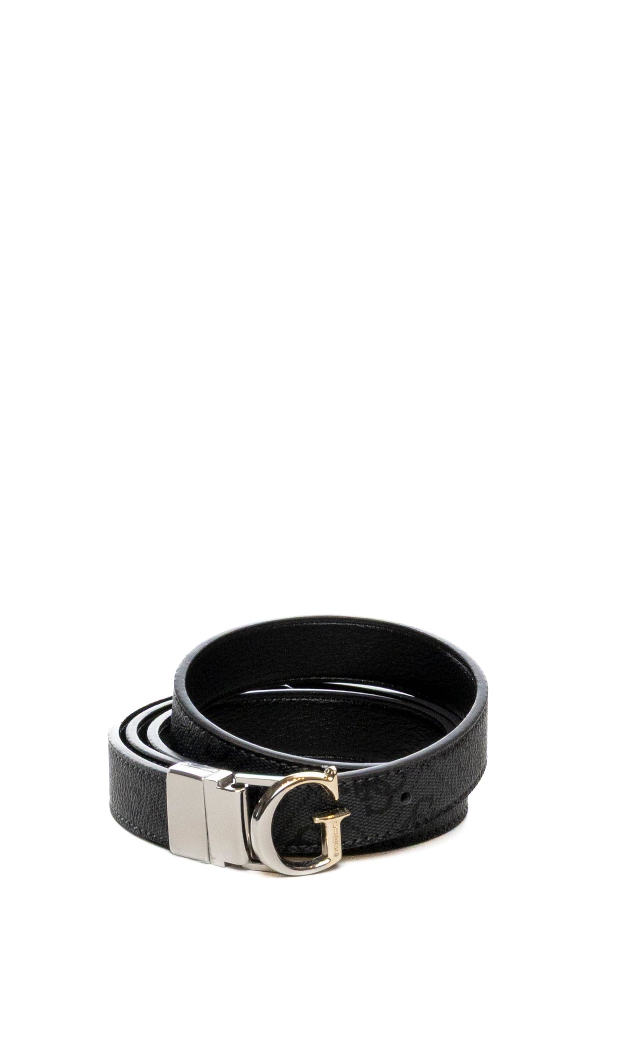 GUESS Cintura pelle nero BW9325 P6115 ADJ-COAL LOGO