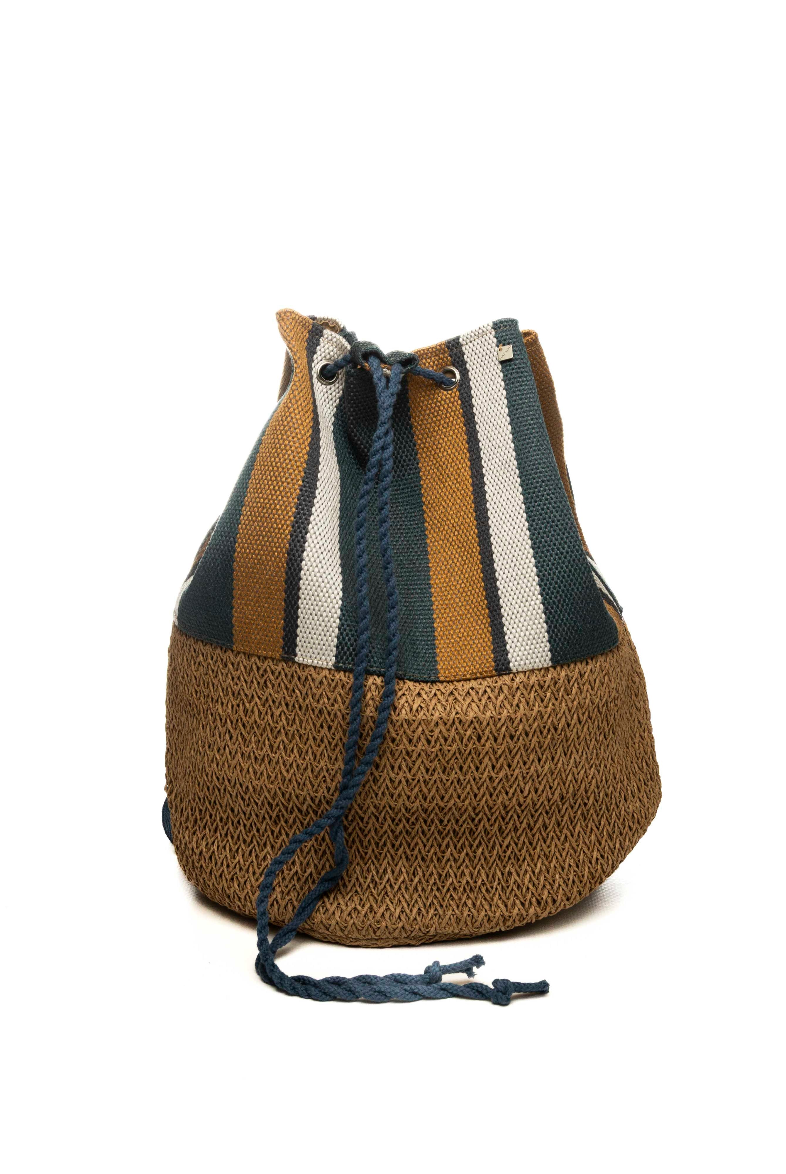 HATYOU zaino canvas petrolio BP0336 CANVAS-PETROLIO