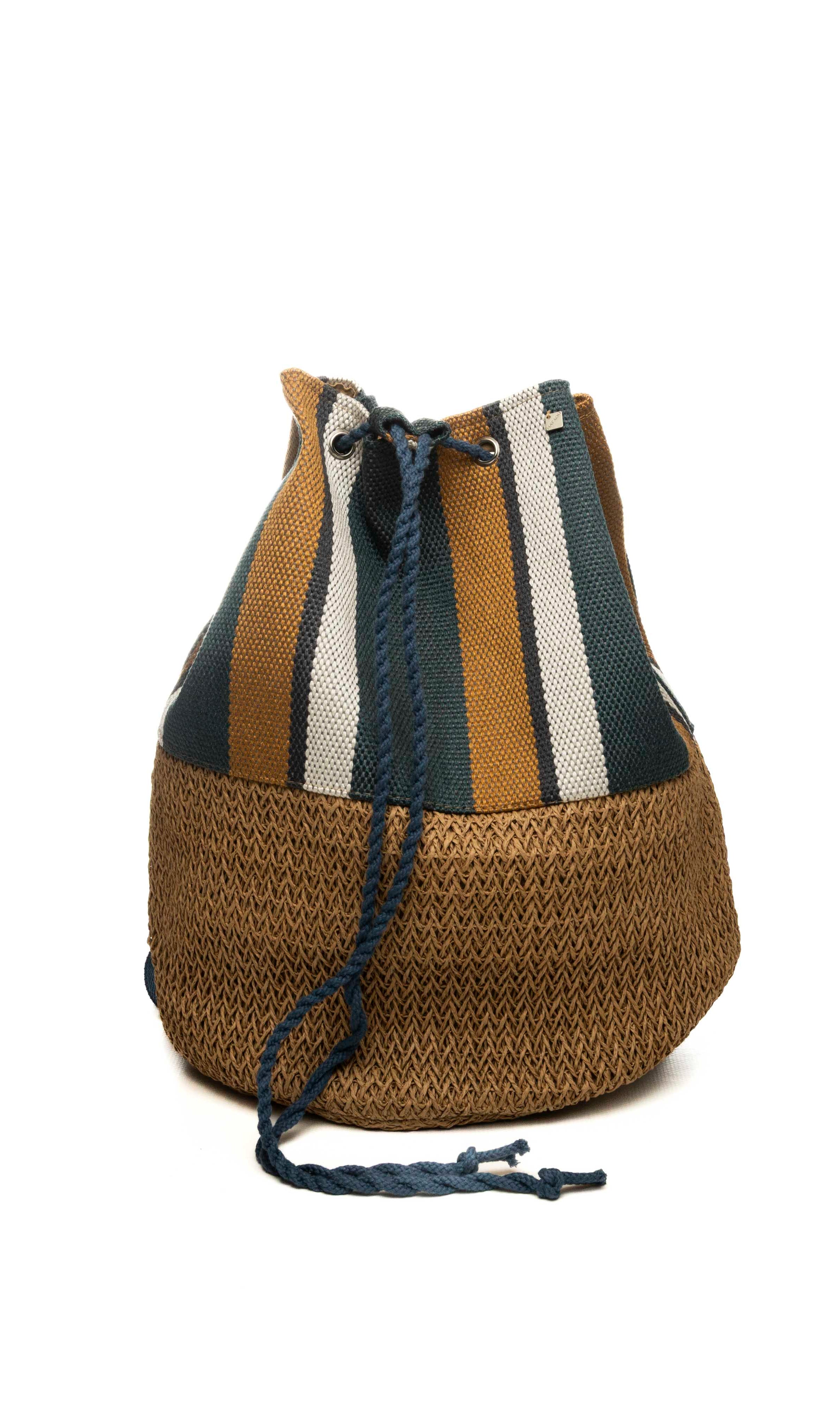 HATYOU zaino canvas petrolio BP0336 CANVAS-PETROLIO