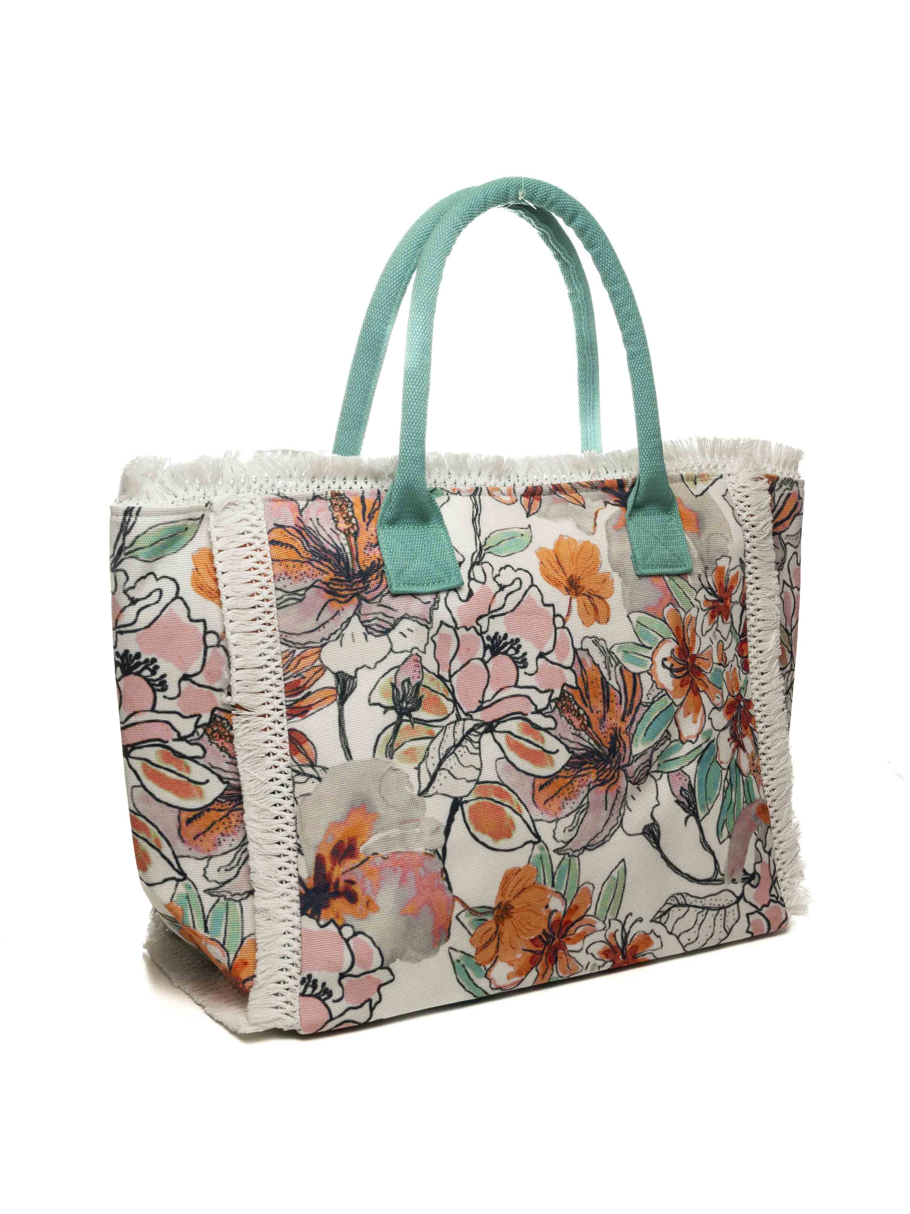HATYOU borsa a spalla azzurra BR0510 TESSUTO-ACQUA