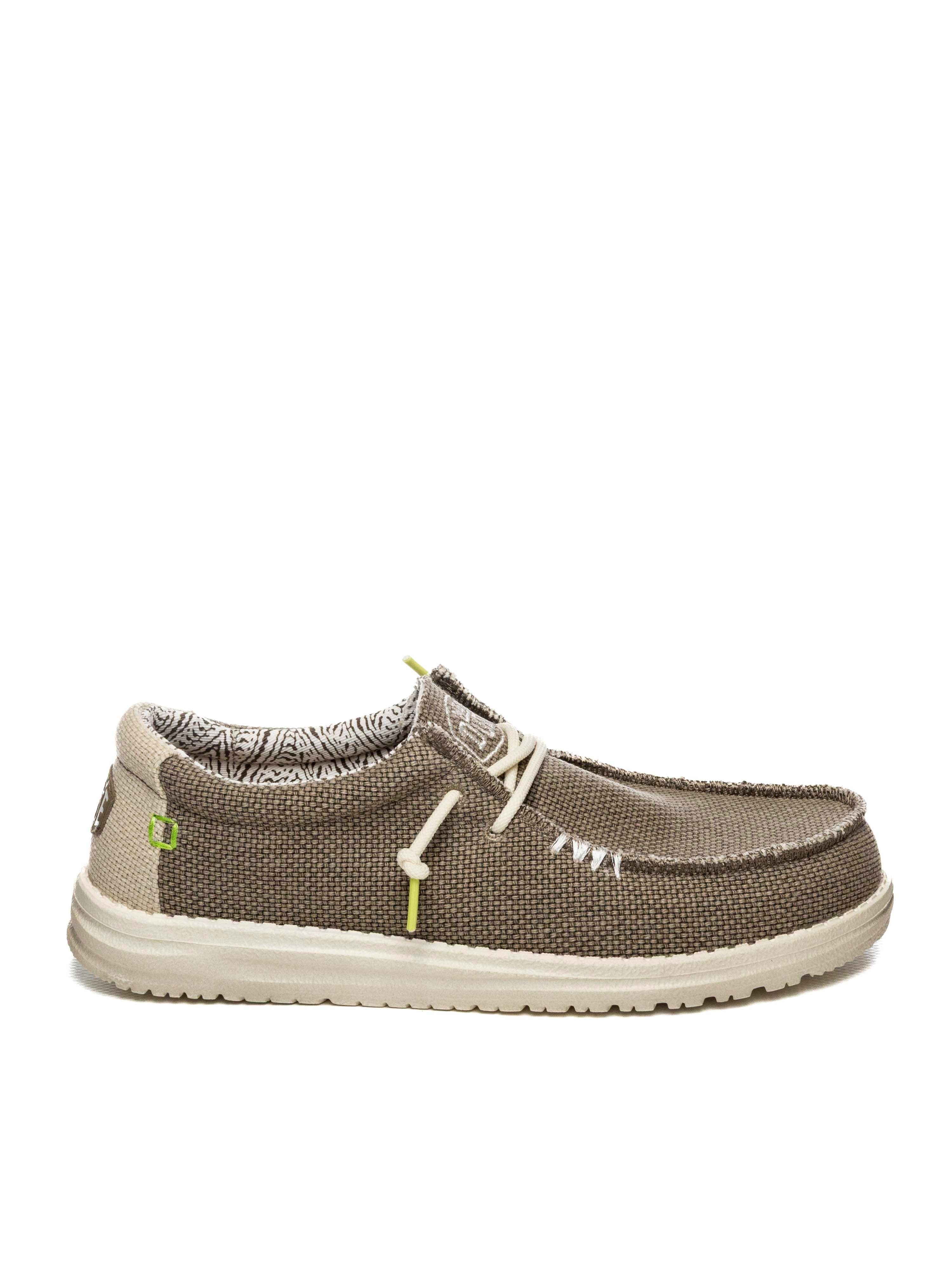 HEY DUDE Slip on wally briaded fossil 40003 WALLY BRAIDED-2BS