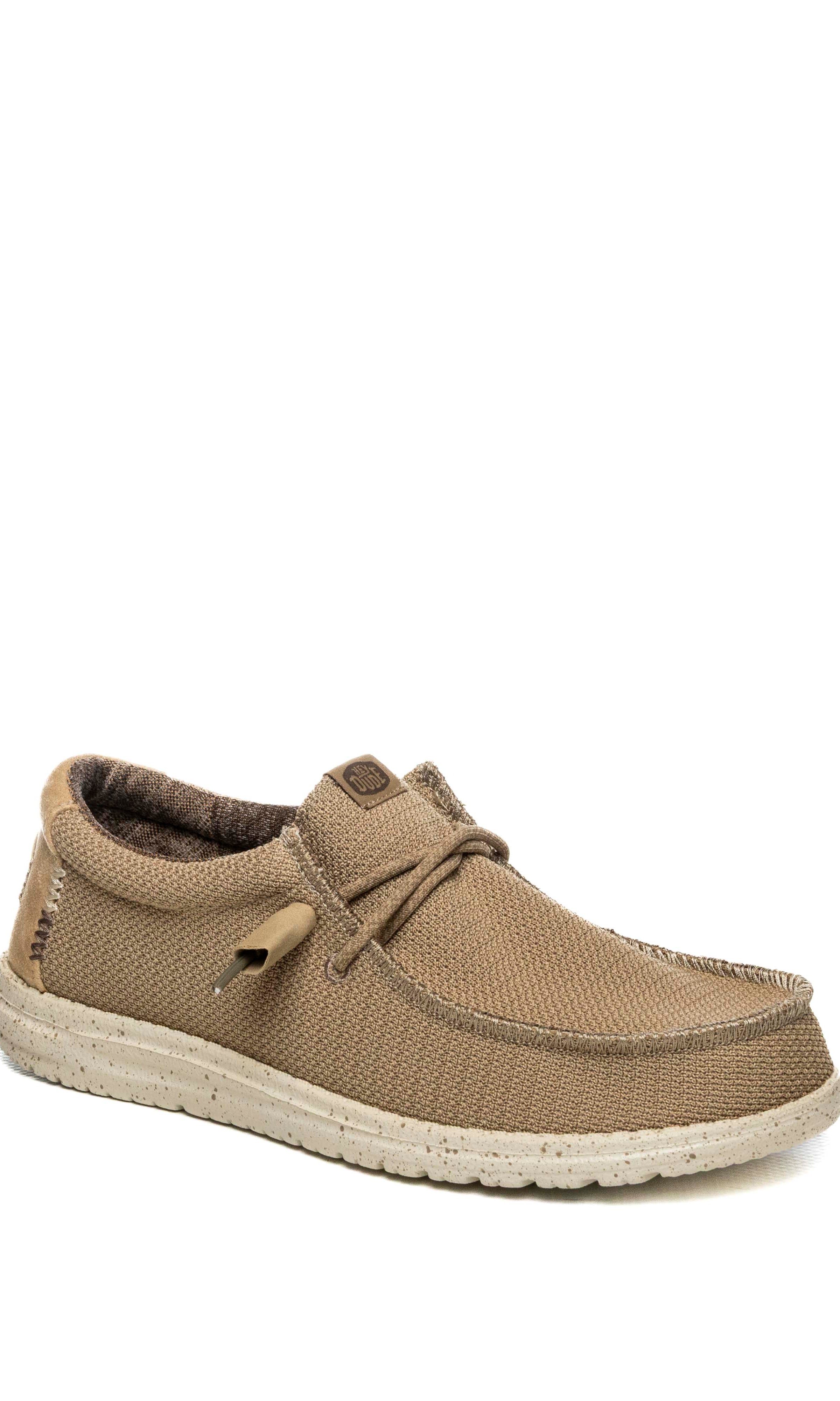 HEY DUDE Slip on wally sport mesh tan 40403 WALLY SPORT MESH-25W