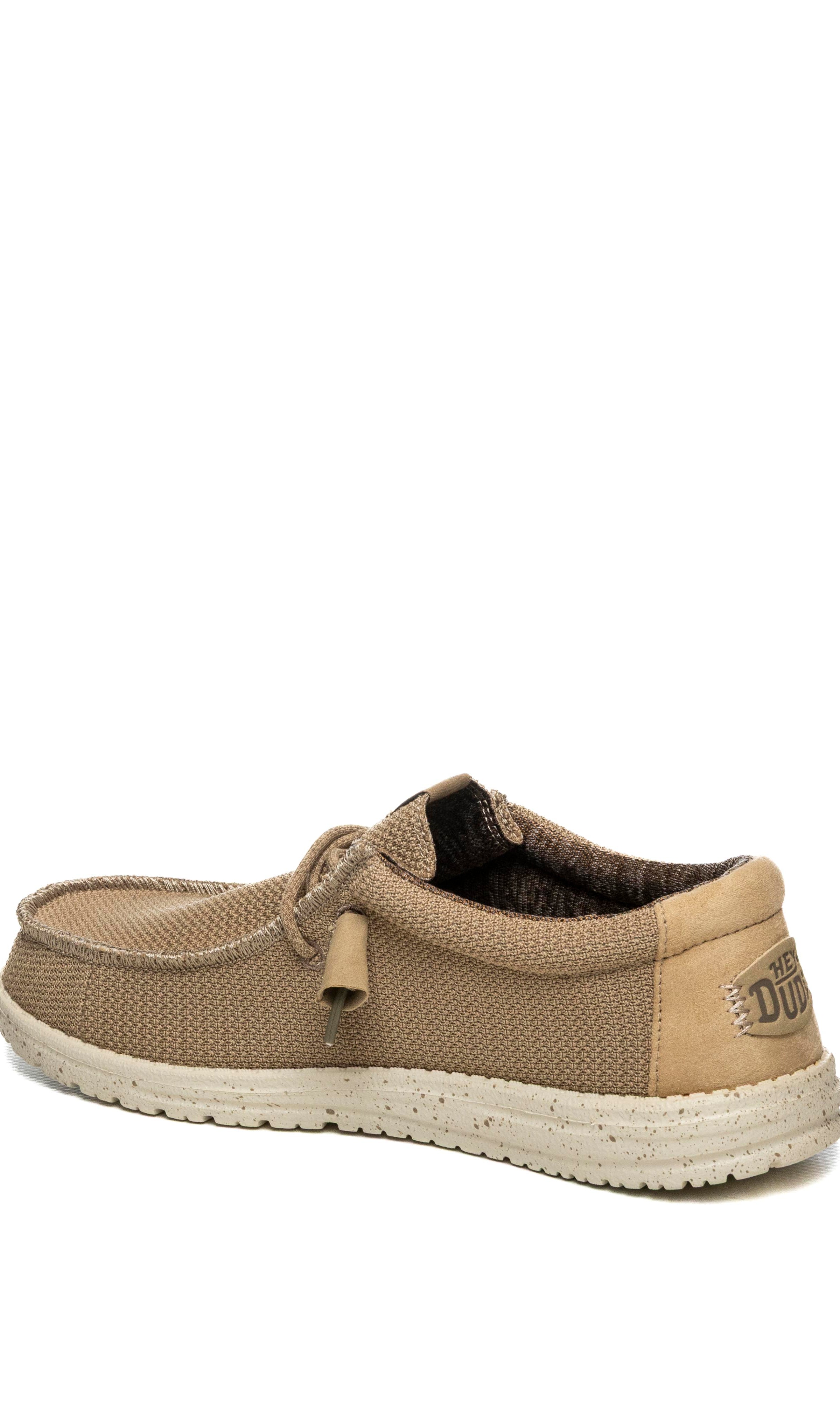 HEY DUDE Slip on wally sport mesh tan 40403 WALLY SPORT MESH-25W