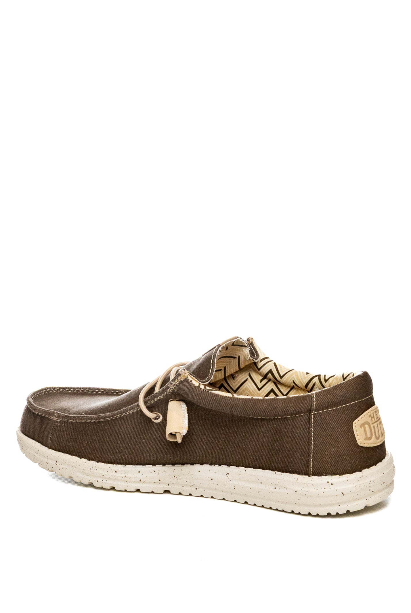 HEY DUDE Slip on wally stretch canvas marrone 40700 WALLY STRETCH CANVAS-2LI