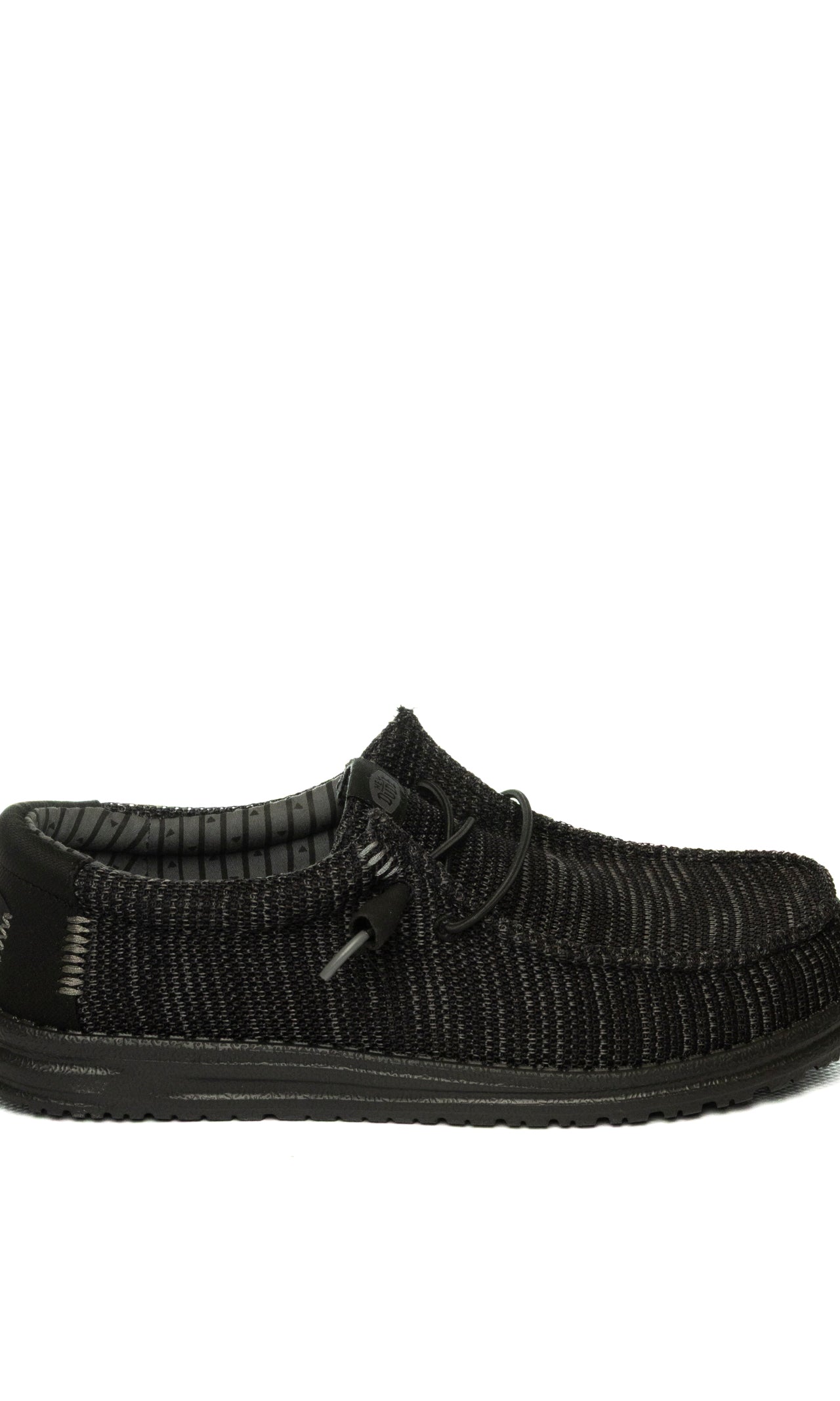 HEY DUDE slip on wally stretch nero 41898 WALLY STRETCH SOX-60