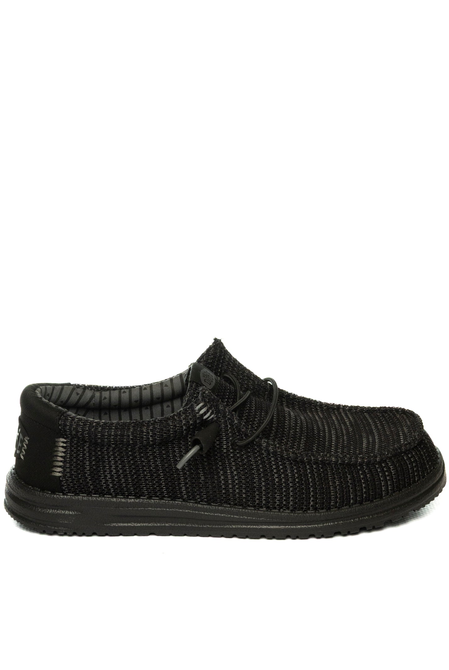 HEY DUDE slip on wally stretch nero 41898 WALLY STRETCH SOX-60