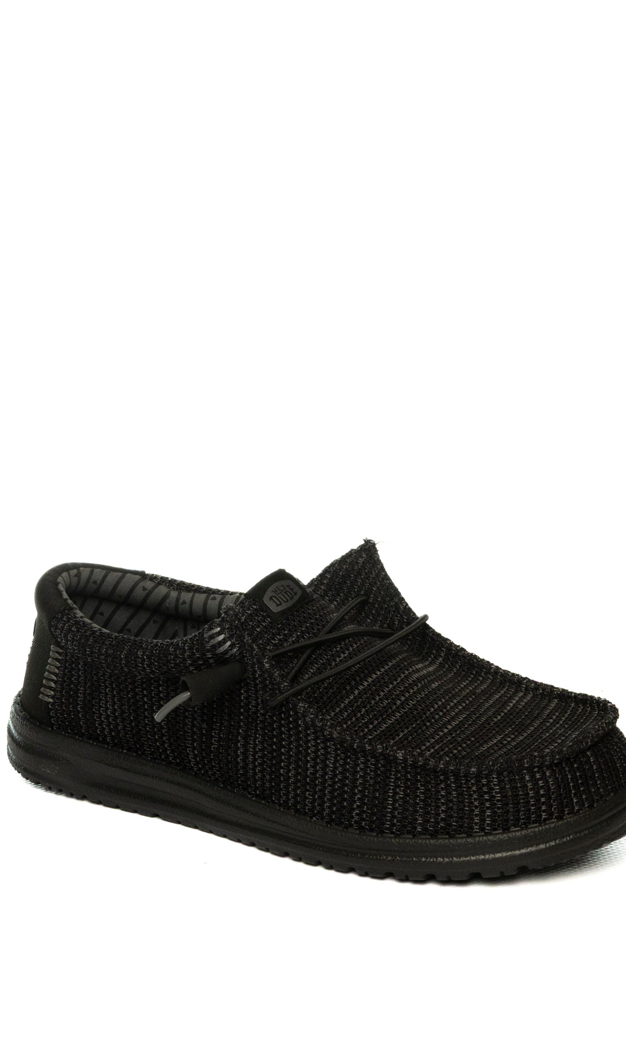 HEY DUDE slip on wally stretch nero 41898 WALLY STRETCH SOX-60