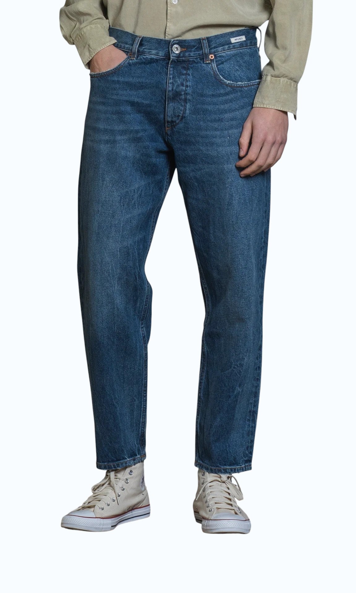 IMPURE jeans denim blu HIRO DENIM-C27