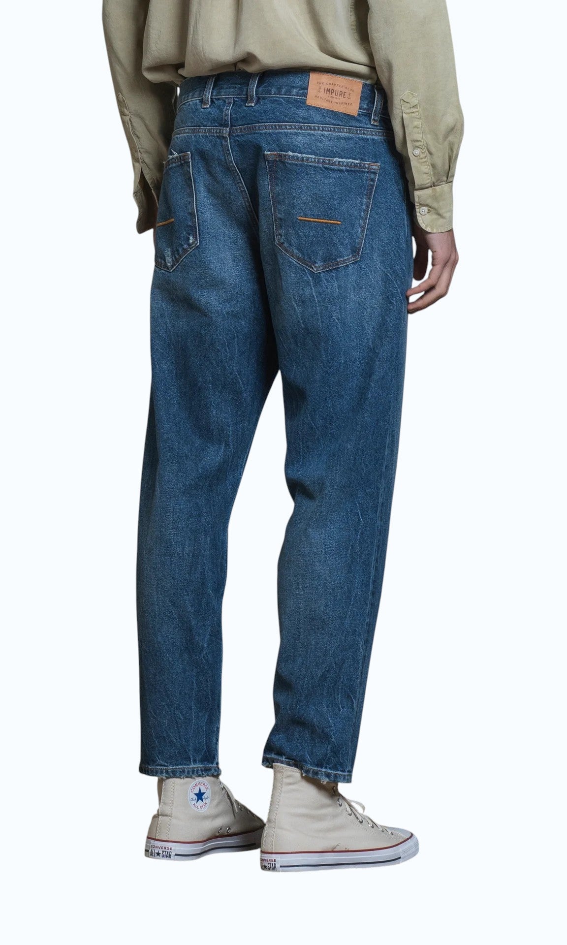 IMPURE jeans denim blu HIRO DENIM-C27