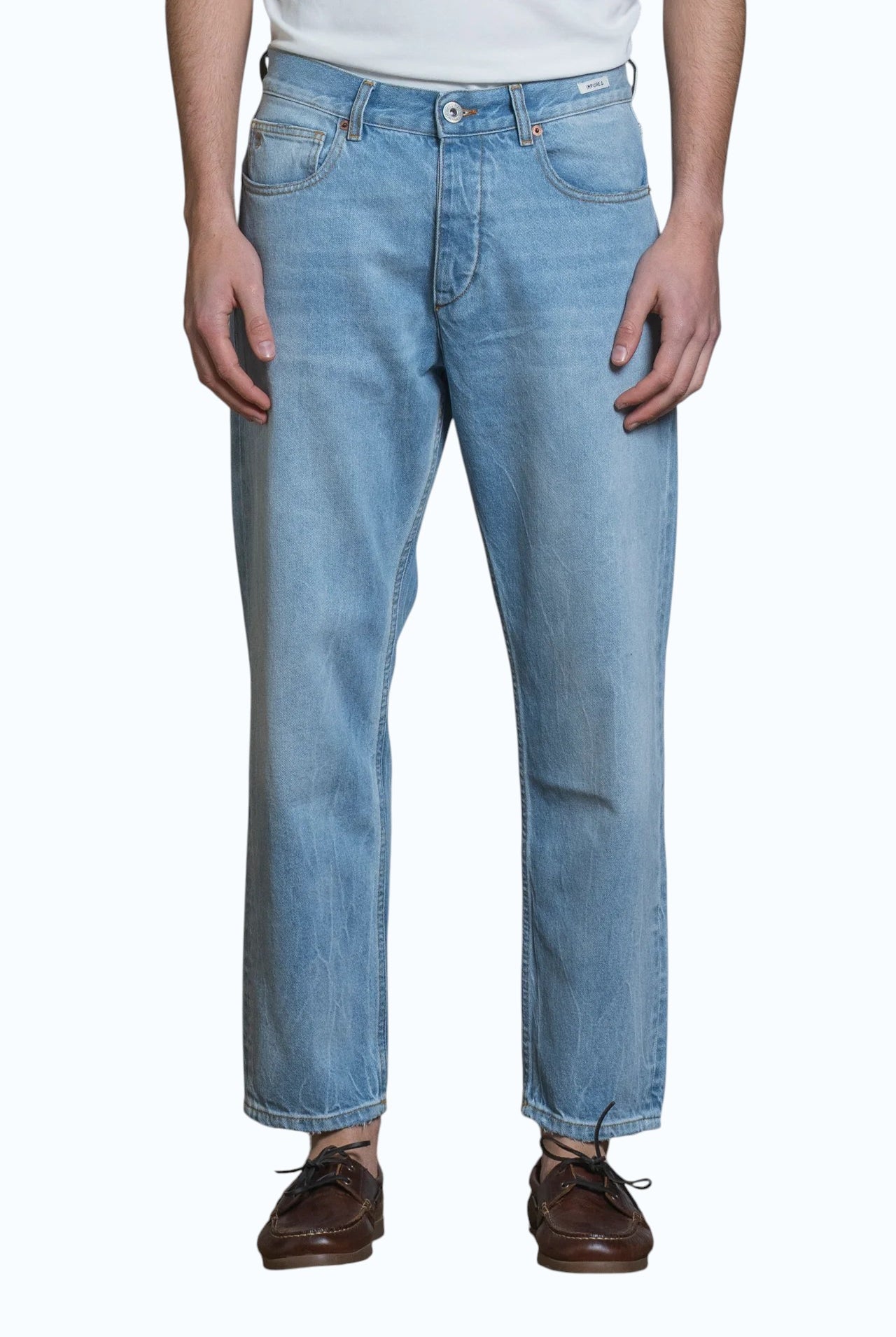 IMPURE jeans denim azzurro HIRO DENIM-C49