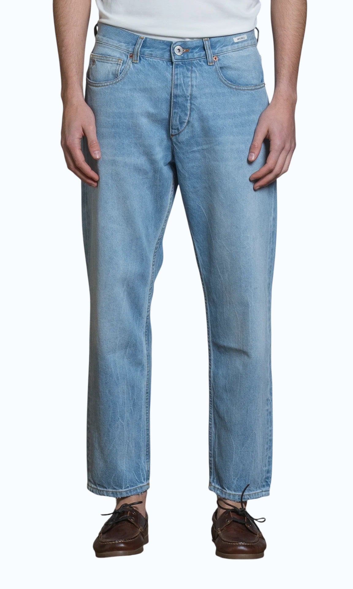IMPURE jeans denim azzurro HIRO DENIM-C49