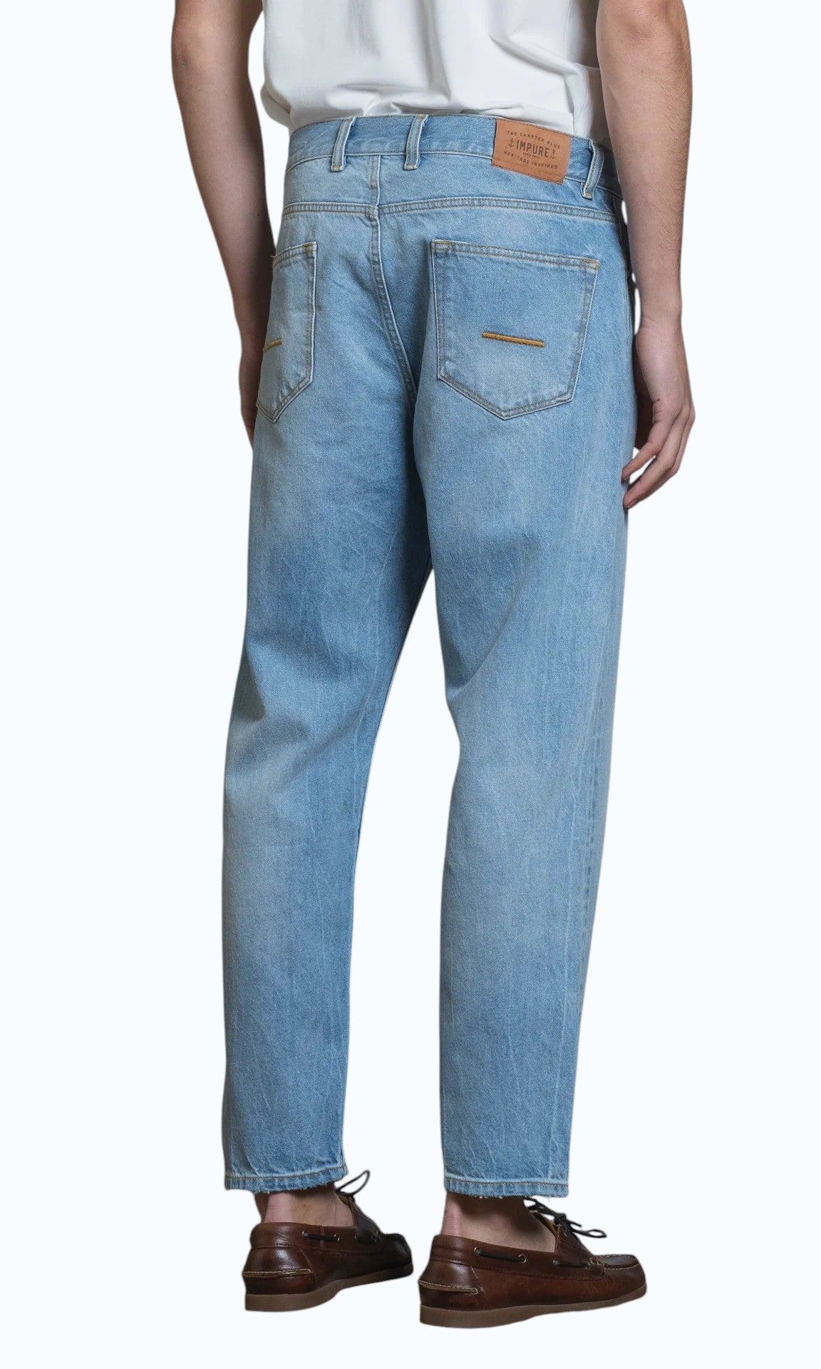 IMPURE jeans denim azzurro HIRO DENIM-C49