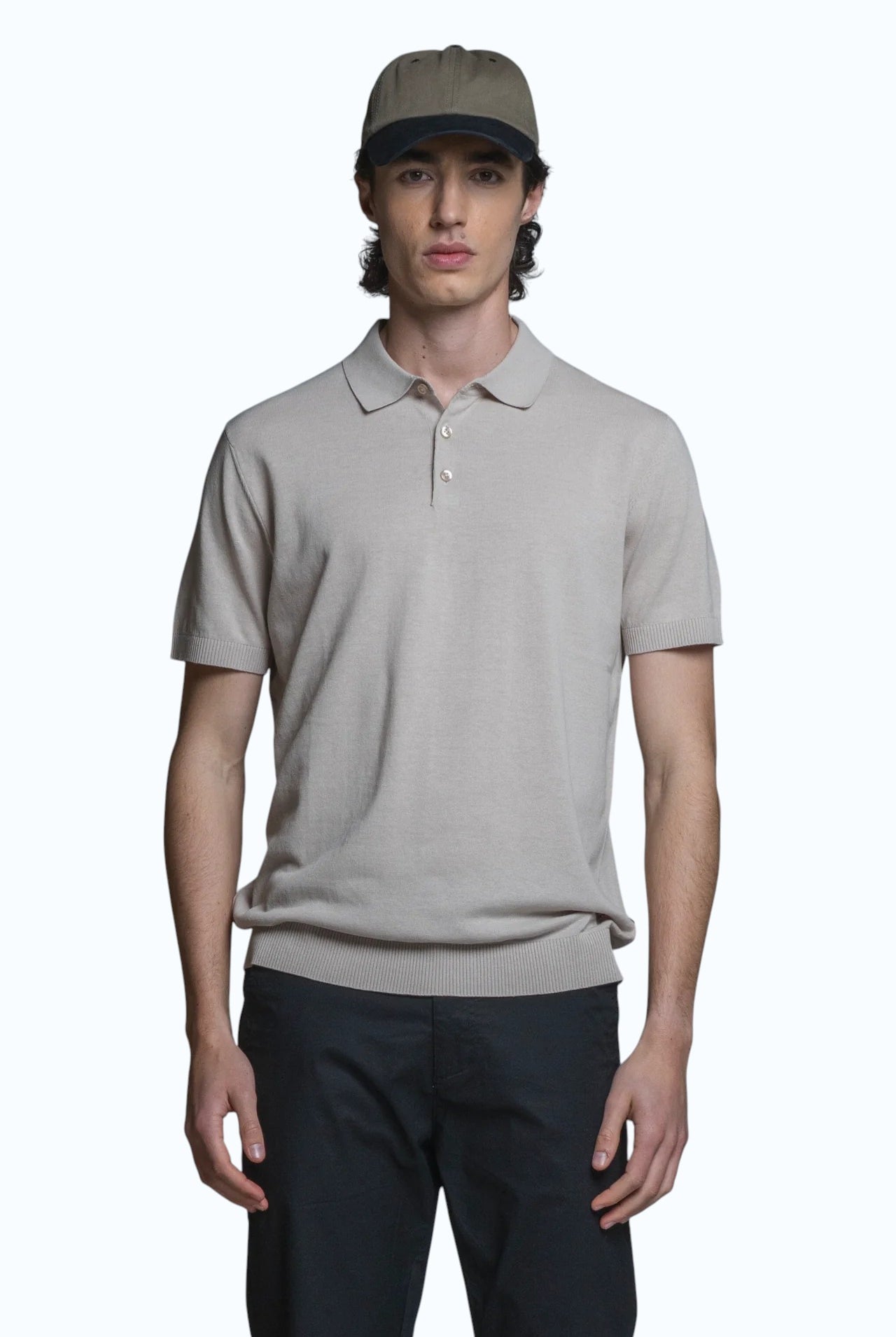 IMPURE polo cotone ecru JOYCE COTONE-C56