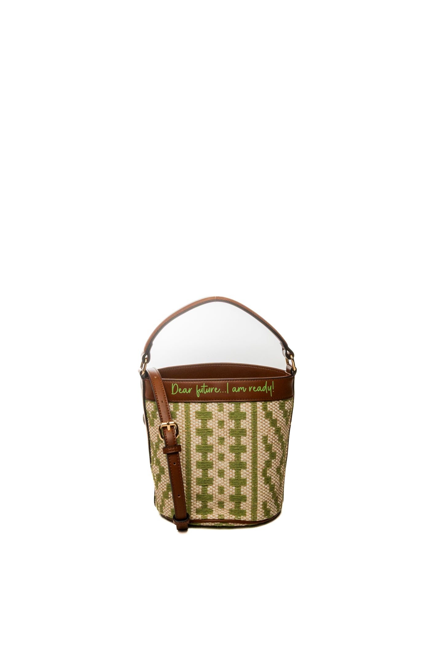 LE PANDORINE borsa a mano giulia verde/marrone PS2620B28 GIULIA-C40