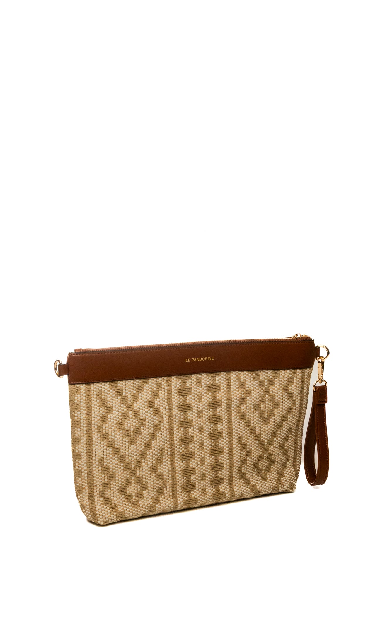 LE PANDORINE borsa a mano giulia naturale/marrone PS2620B29 GIULIA-C01