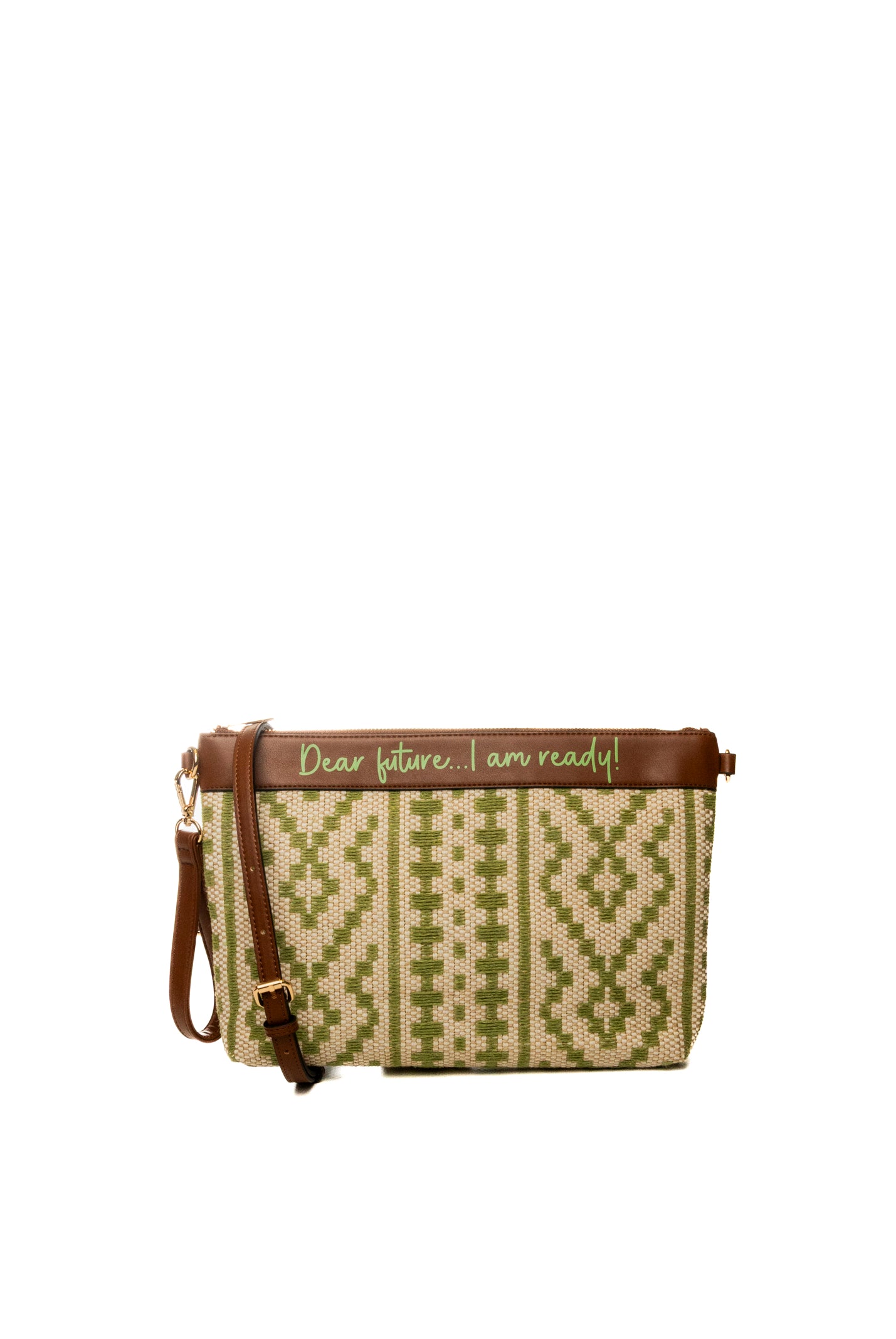 LE PANDORINE borsa a mano giulia verde/marrone PS2620B29 GIULIA-C40