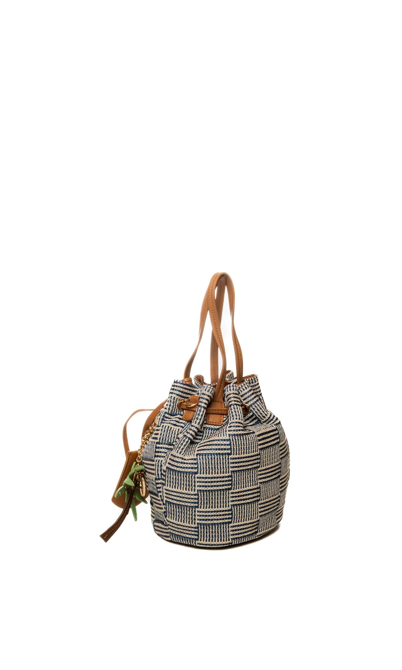 LE PANDORINE borsa a mano miriam blu/marrone PS2627B38 MIRIAM-C33