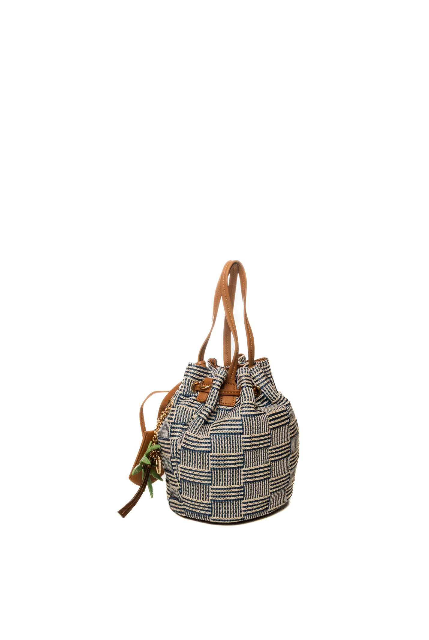 LE PANDORINE borsa a mano miriam blu/marrone PS2627B38 MIRIAM-C33