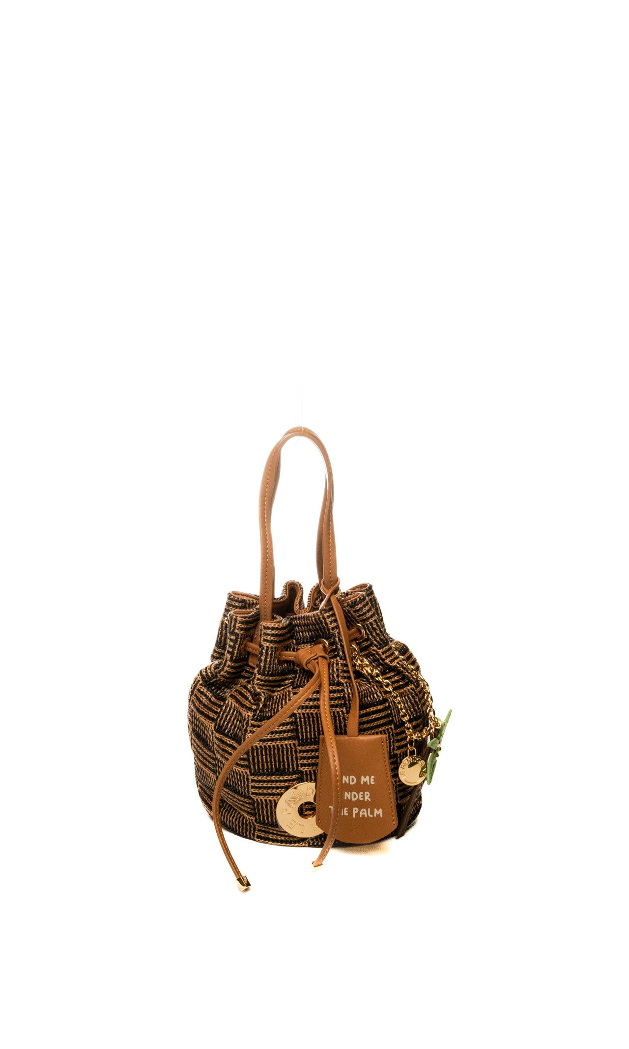 LE PANDORINE borsa a mano miriam nero/marrone PS2627B38 MIRIAM-C99