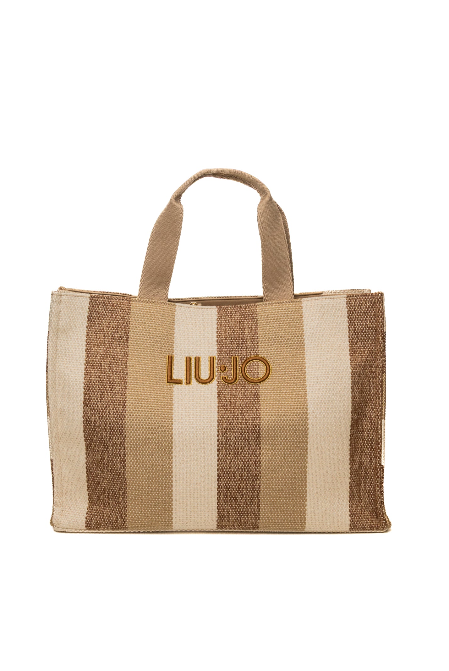 LIU JO borsa a mano striped sabbia 2A6026T2176 STRIPED-00133