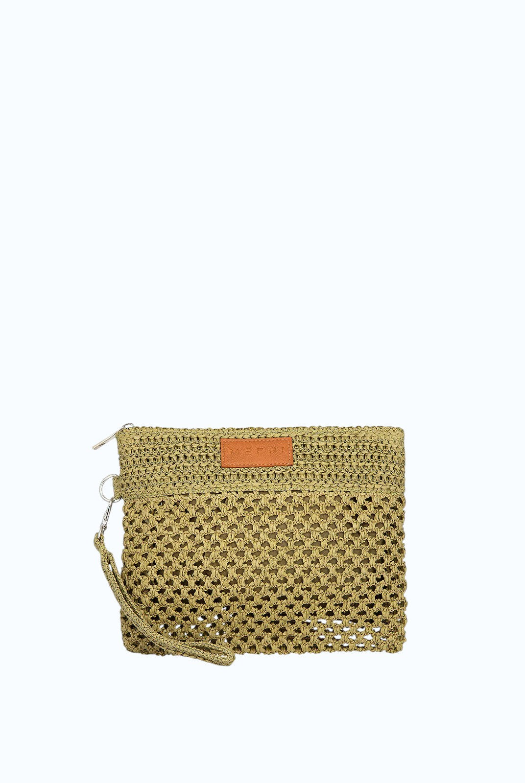 ME FUI Borsa rafia verde SW0055GN RAFIA-GREEN