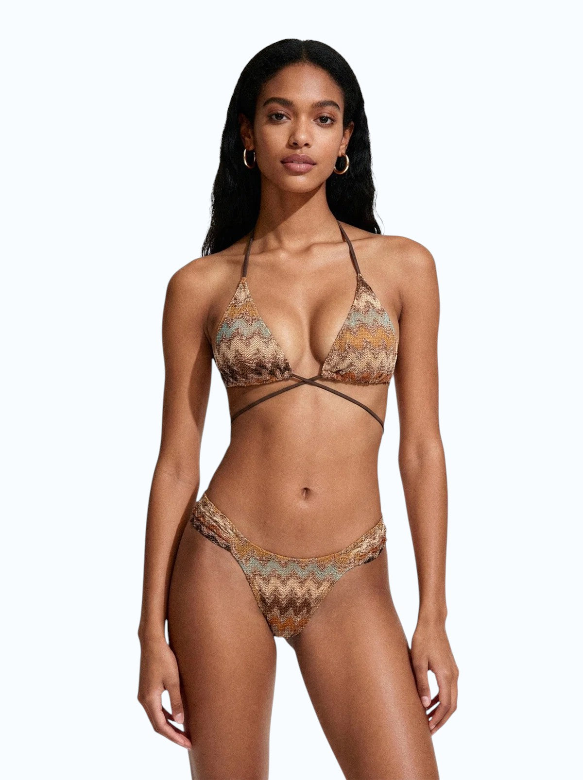 ME FUI bikini triangolo incrociato multicolor SW0401MC BIKINI-MULTI