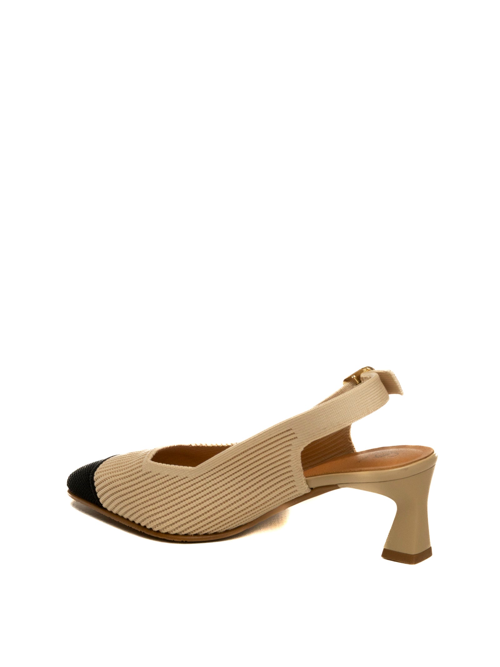 MISS ELASTIC Chanel tessuto camel/nero 75063 FLOW-3V