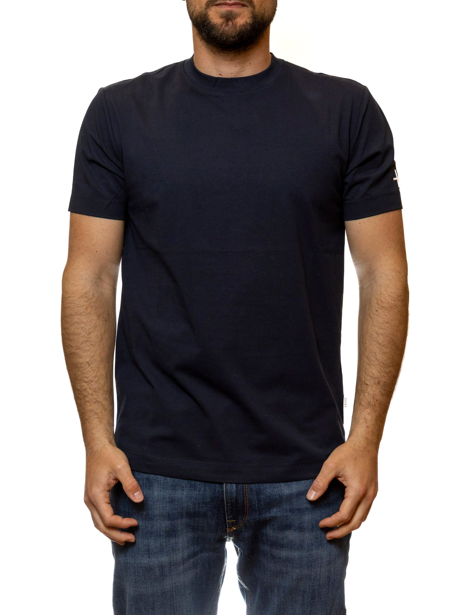 MORE t-shirt cotone blu DANIEL COTONE-BLU