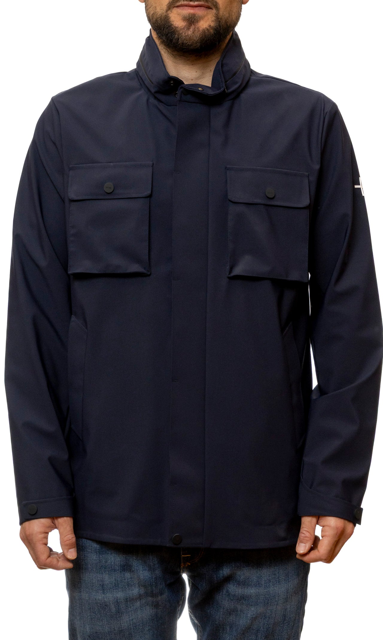 MORE giubbino in nylon blu KENNEDY NYLON-BLU