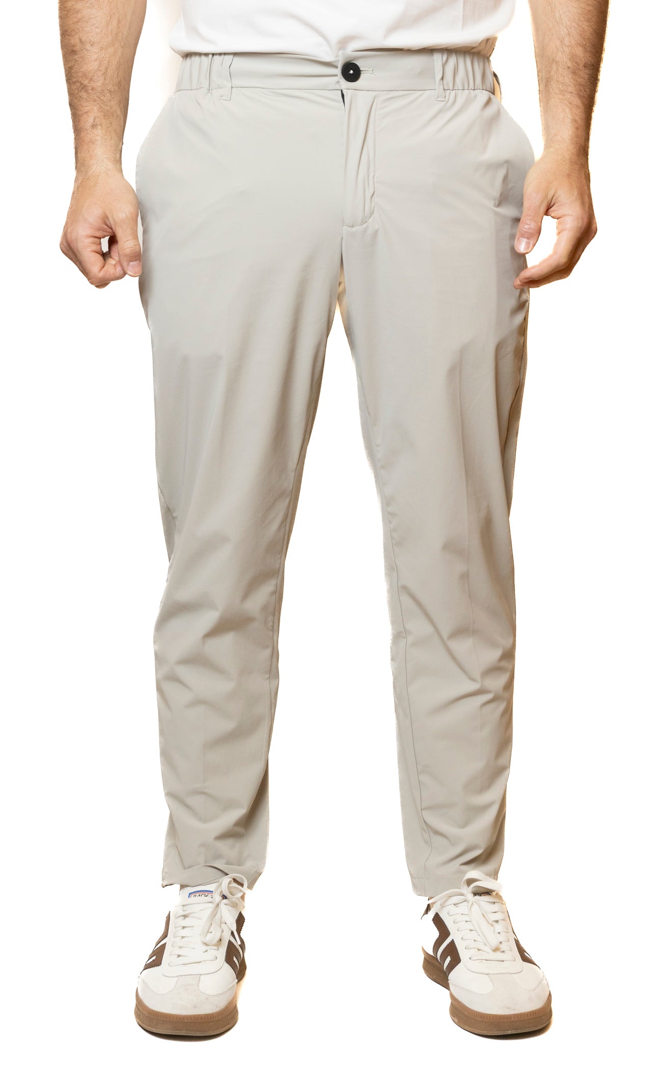 MORE pantalone in cotone ghiaccio LINCOLM NYLON-GHIACCIO
