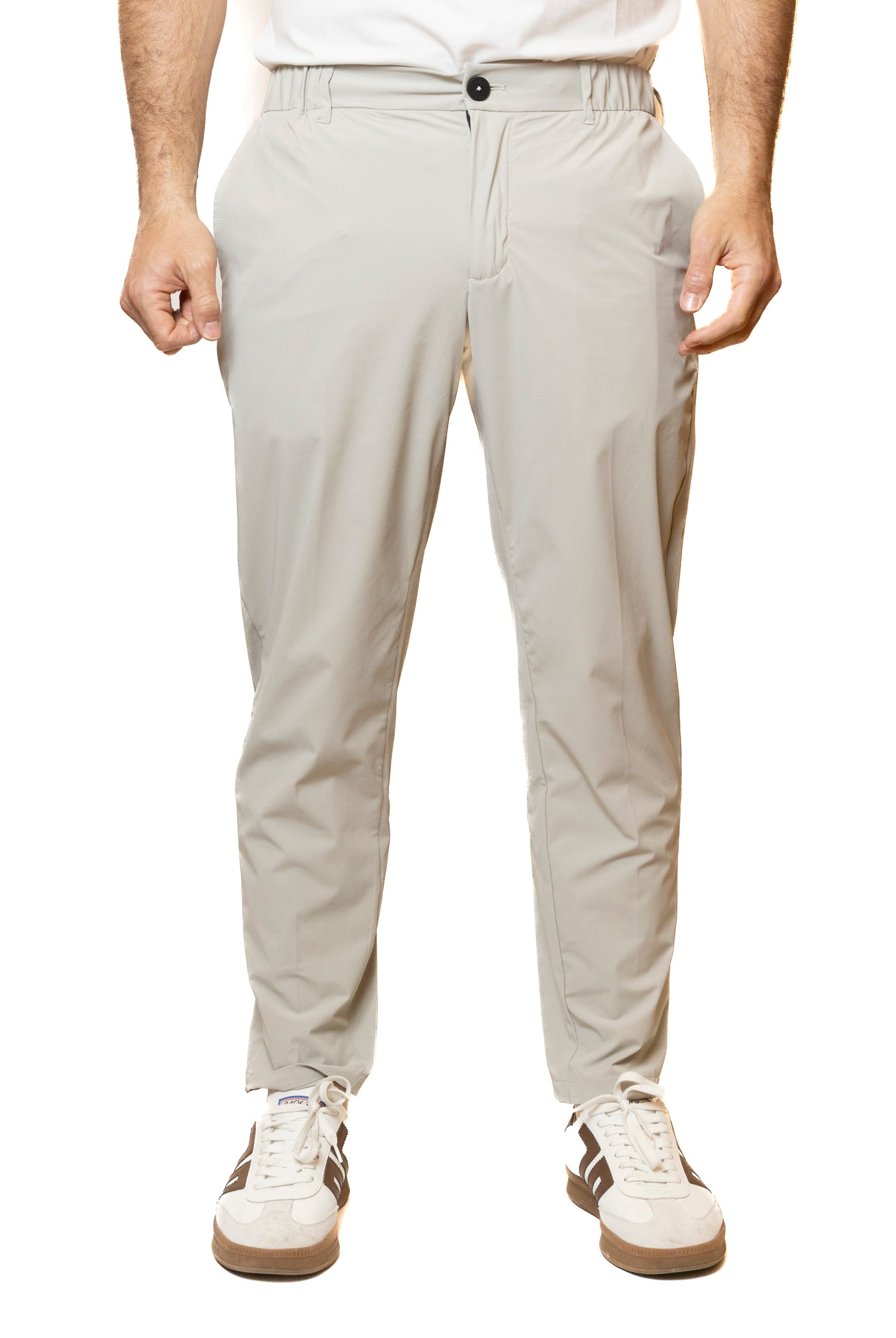 MORE pantalone in cotone ghiaccio LINCOLM NYLON-GHIACCIO