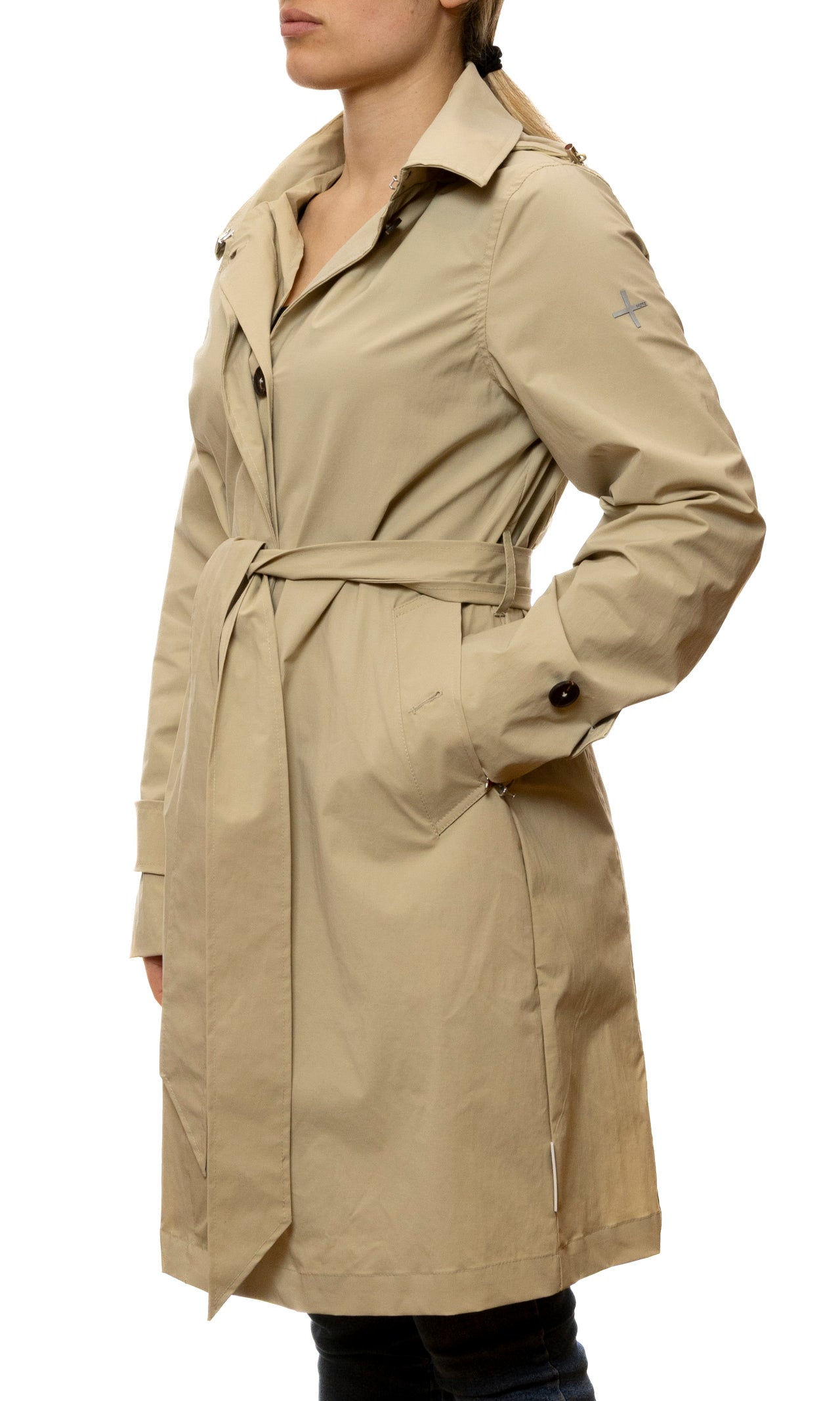 MORE trench nylon sabbia MAGNOLIA NYLON-SABBIA