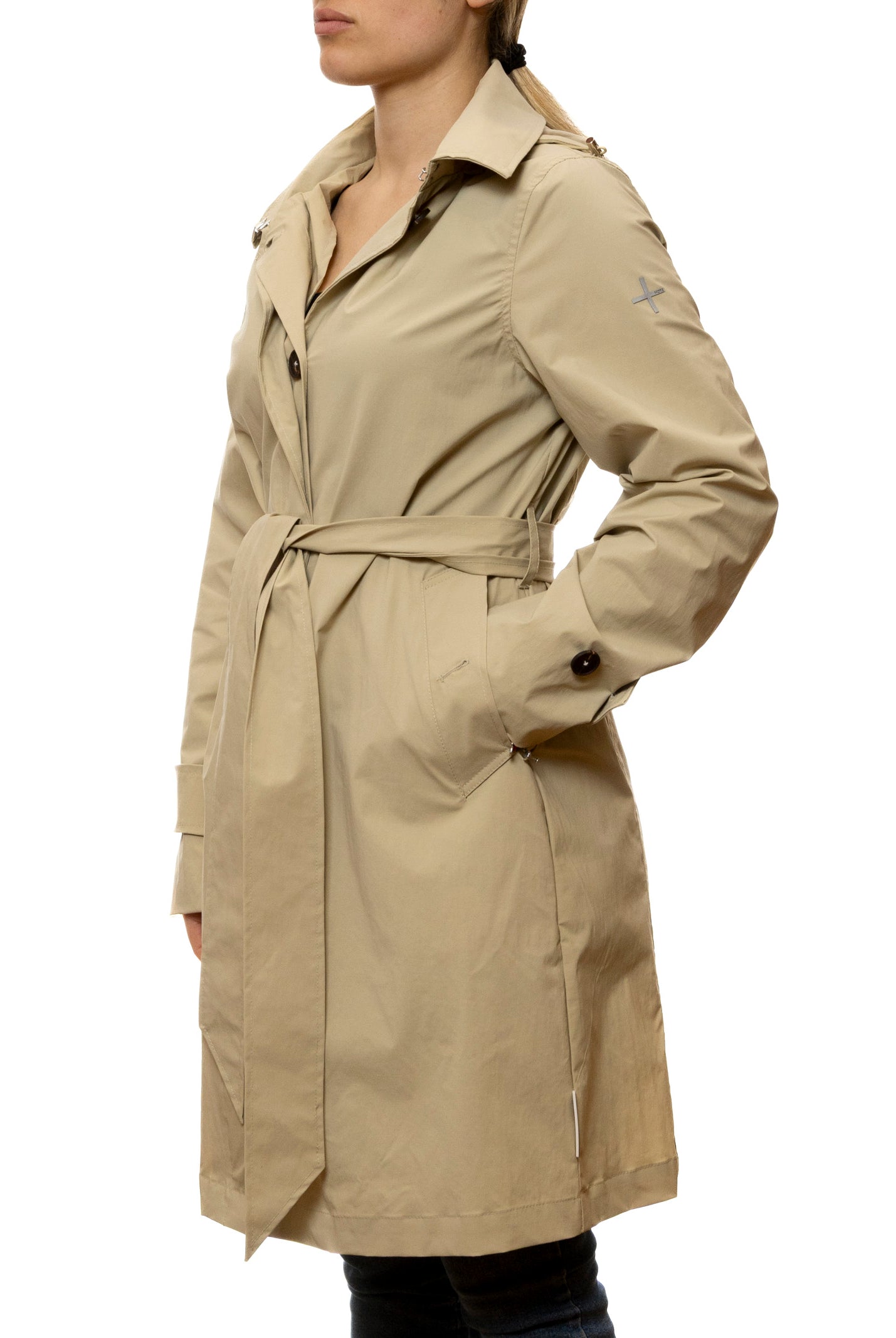 MORE trench nylon sabbia MAGNOLIA NYLON-SABBIA