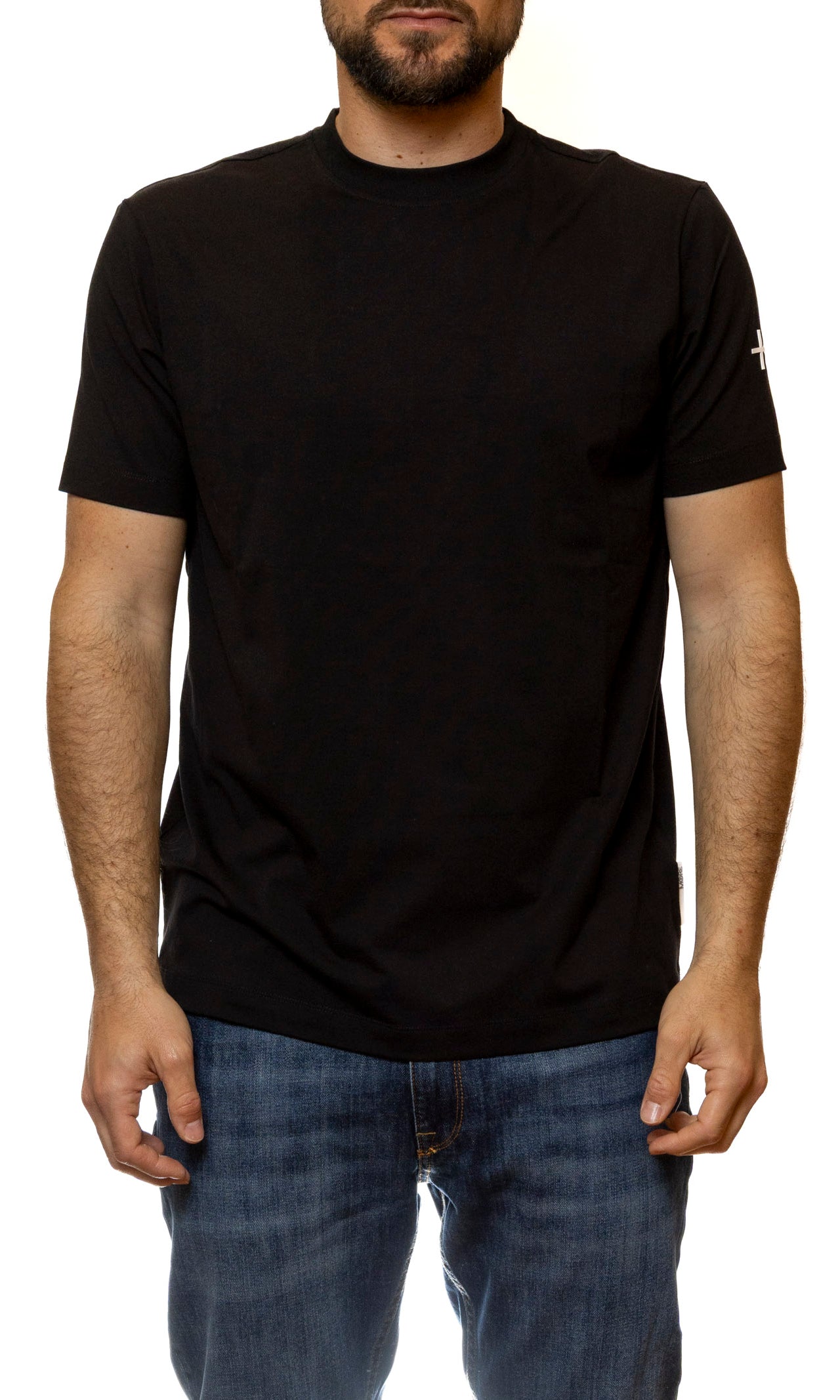 MORE t-shirt cotone nero PABLO COTONE-NERO