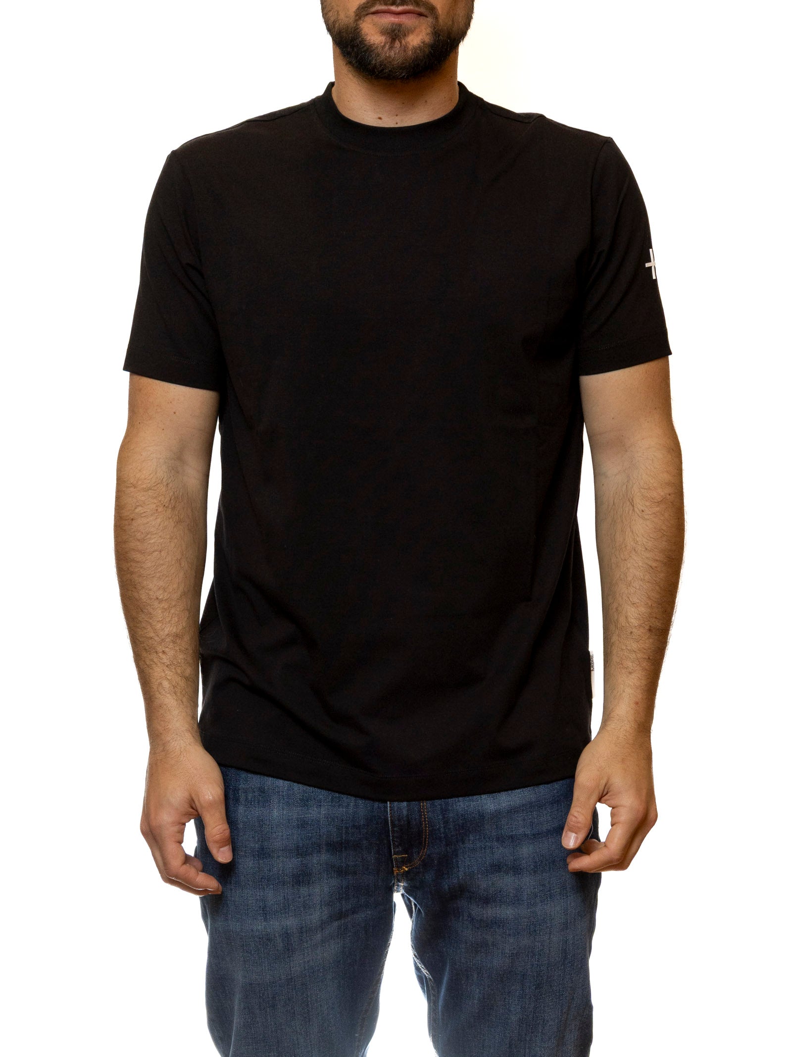 MORE t-shirt cotone nero PABLO COTONE-NERO